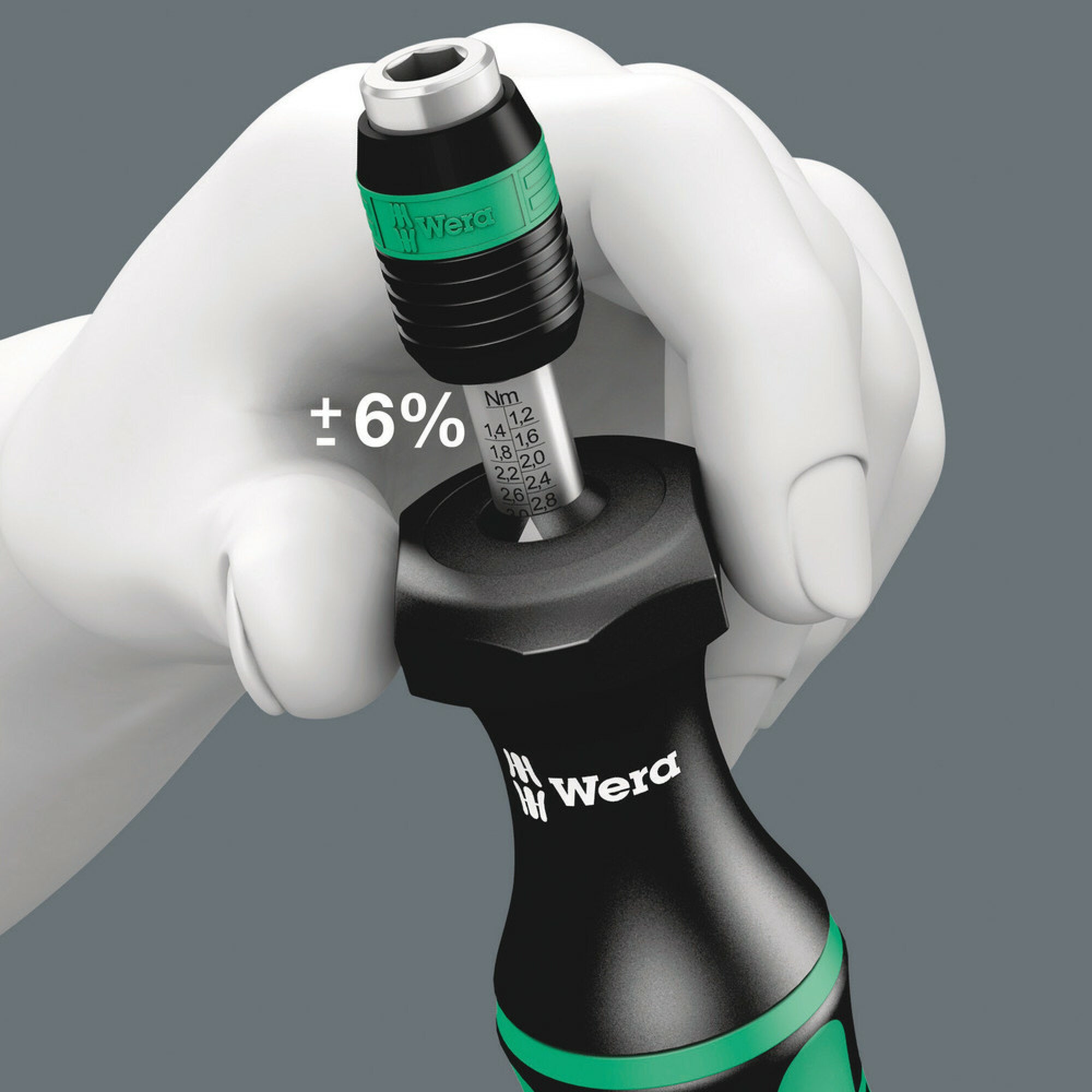 Wera 7445/46/47 Kraftform Precision Torque Screwdriver Set - 2.5 to 55.0 in.lbs (27-Piece) for Electronics, Automotive & DIY Projects