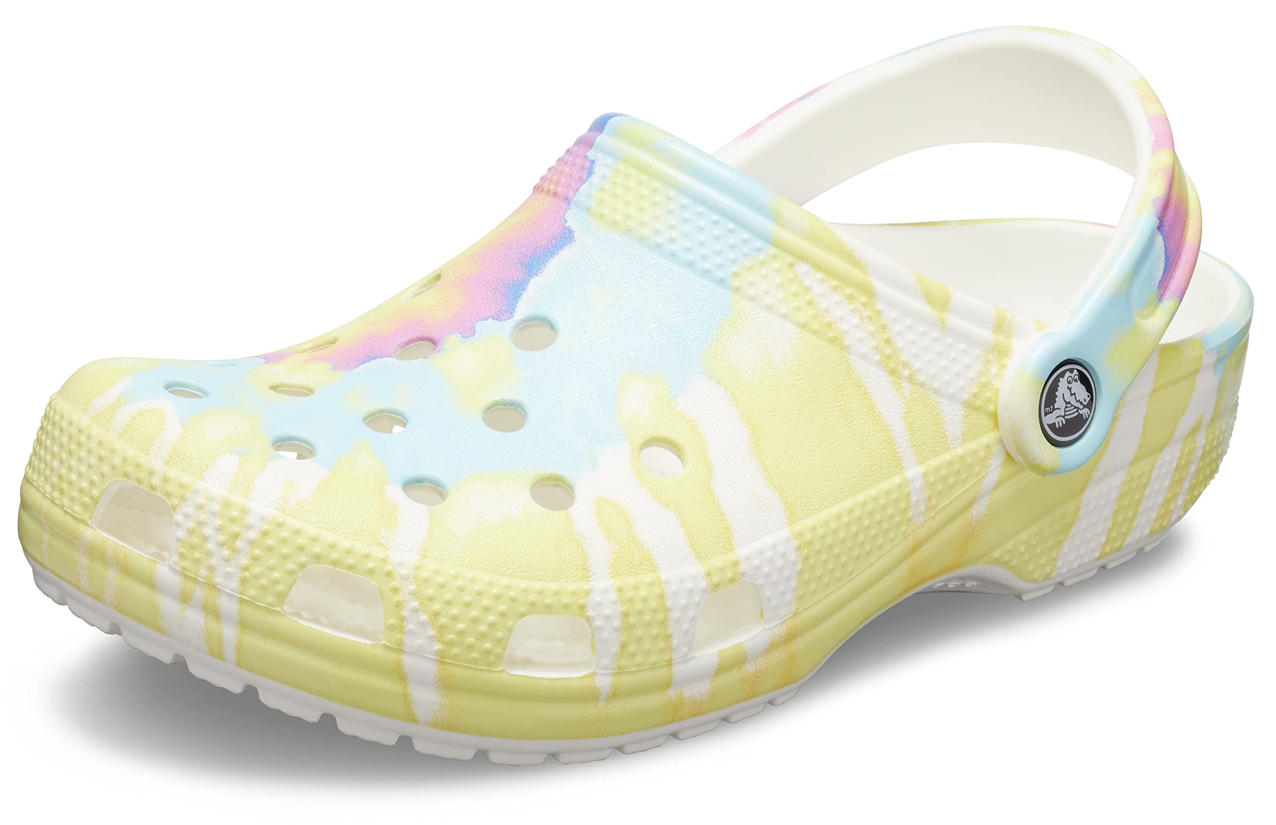Crocs Unisex Classic Tie Dye Clogs for Men & Women - Comfortable Slip-On Water Shoes for Beach, Pool, Garden & Casual Wear