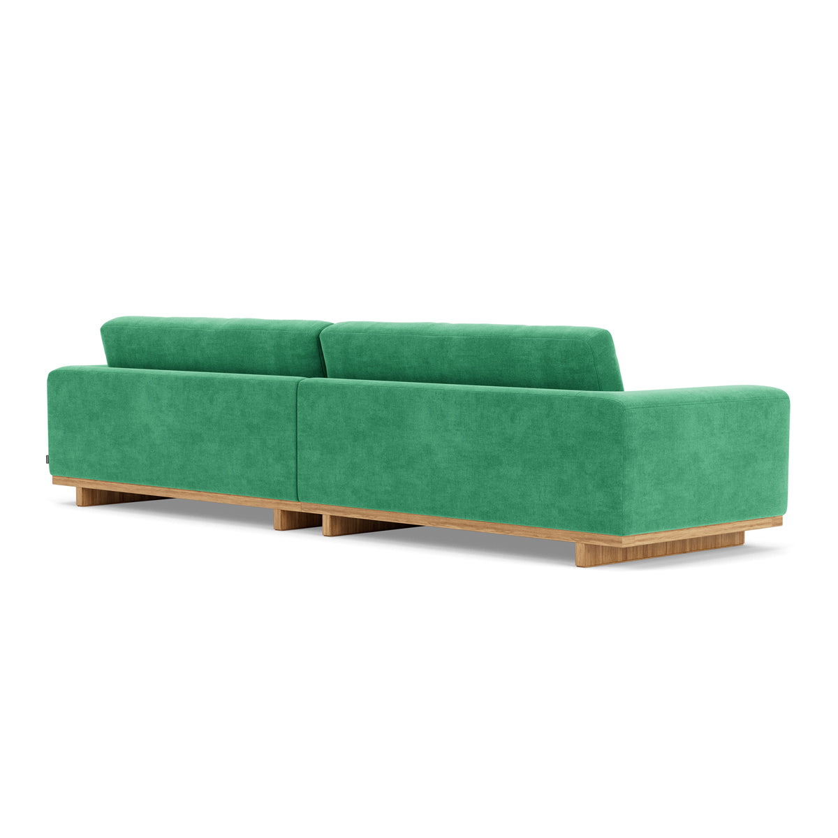 Aya Fabric 4-Seater Sofa - Modern Living Room Couch for Family & Guests | Comfortable Sectional Sofa for Home, Apartment, and Office Lounge