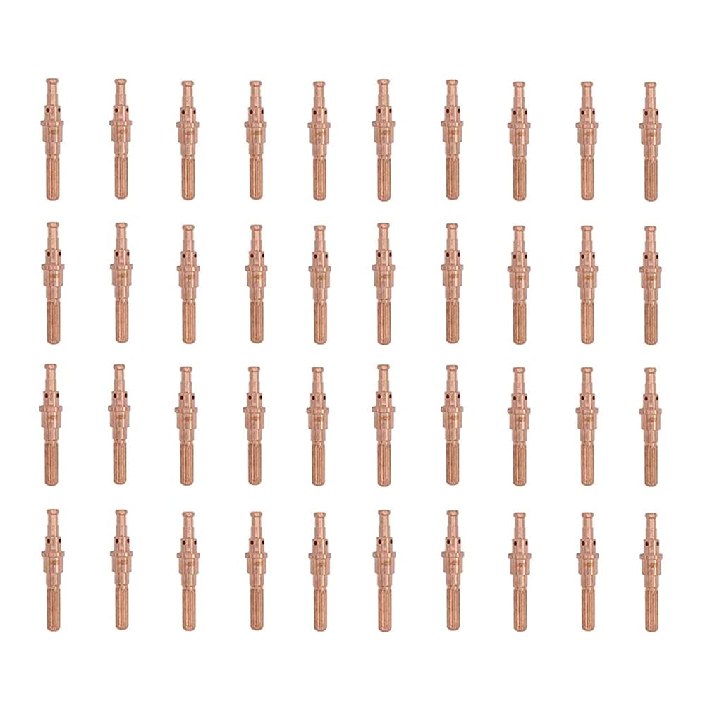 40pcs 9-8215 Plasma Electrodes Compatible with Thermal Dynamics Cutmaster - Replacement Parts for Plasma Cutting Machines | Workshop & Industrial Use