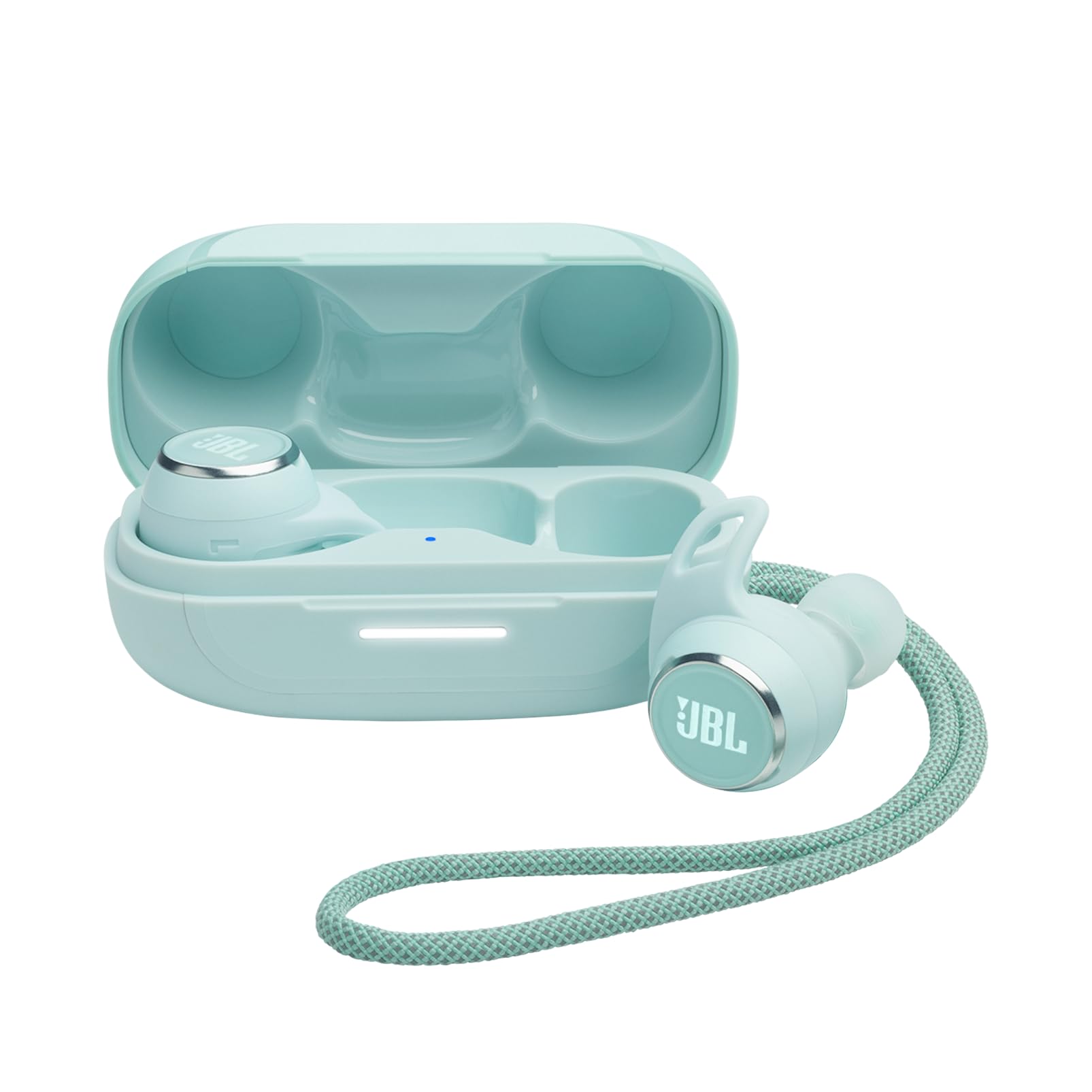 JBL Reflect Aero TWS True Wireless Earbuds with Active Noise Cancelling, IP68 Waterproof & Dustproof - Mint Green | Perfect for Running, Gym Workouts & Outdoor Sports