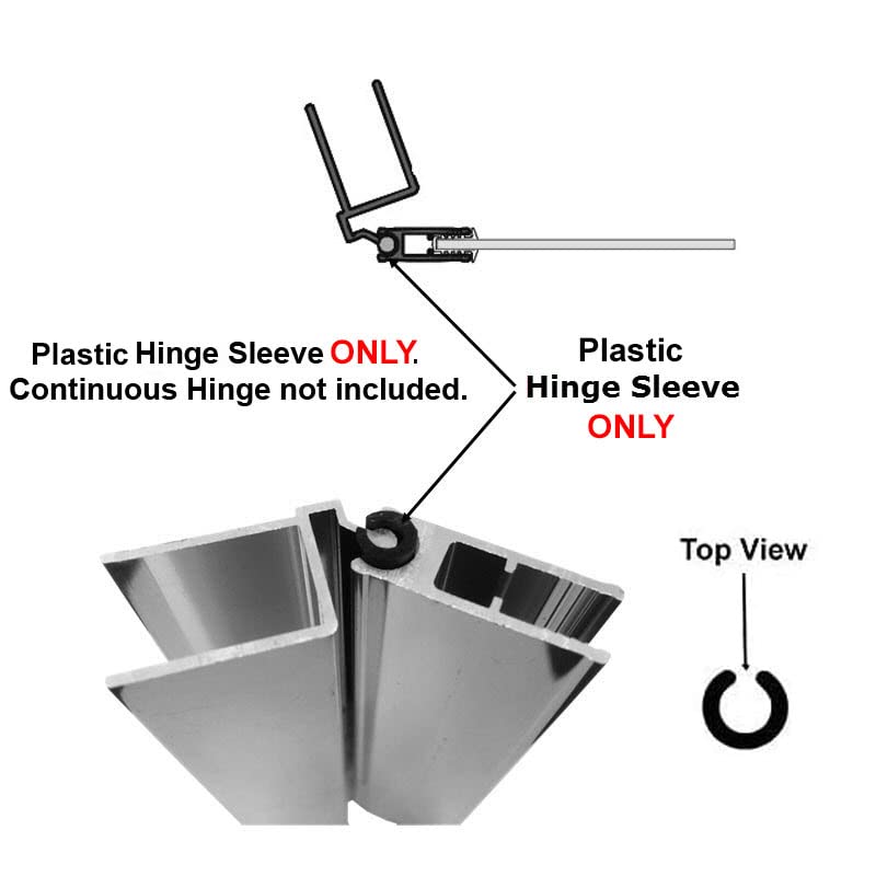 Gordon Glass Shower Door Hinge Sleeve - 80