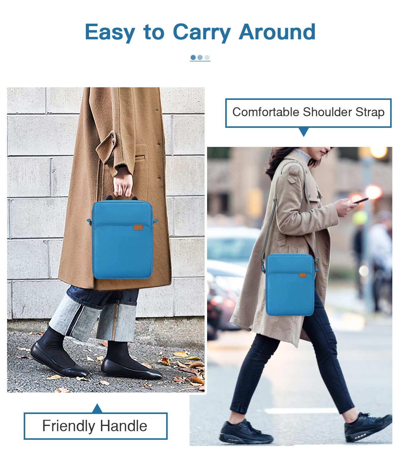 MoKo 9-11 Inch Tablet Sleeve Bag - Compatible with iPad Air 5 10.9