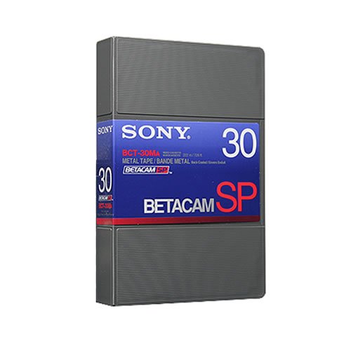 Sony BCT-30MA Betacam SP Tape - 30 Minutes Recording Time (10 Pack) - Professional Video Recording for Broadcast, Studio & Archival Use