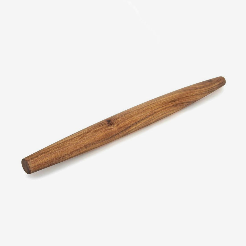 Fox Run Acacia Wood French Rolling Pin - Premium Baking Tool for Pastry, Dough & Cookies - Perfect for Home Bakers & Professional Chefs