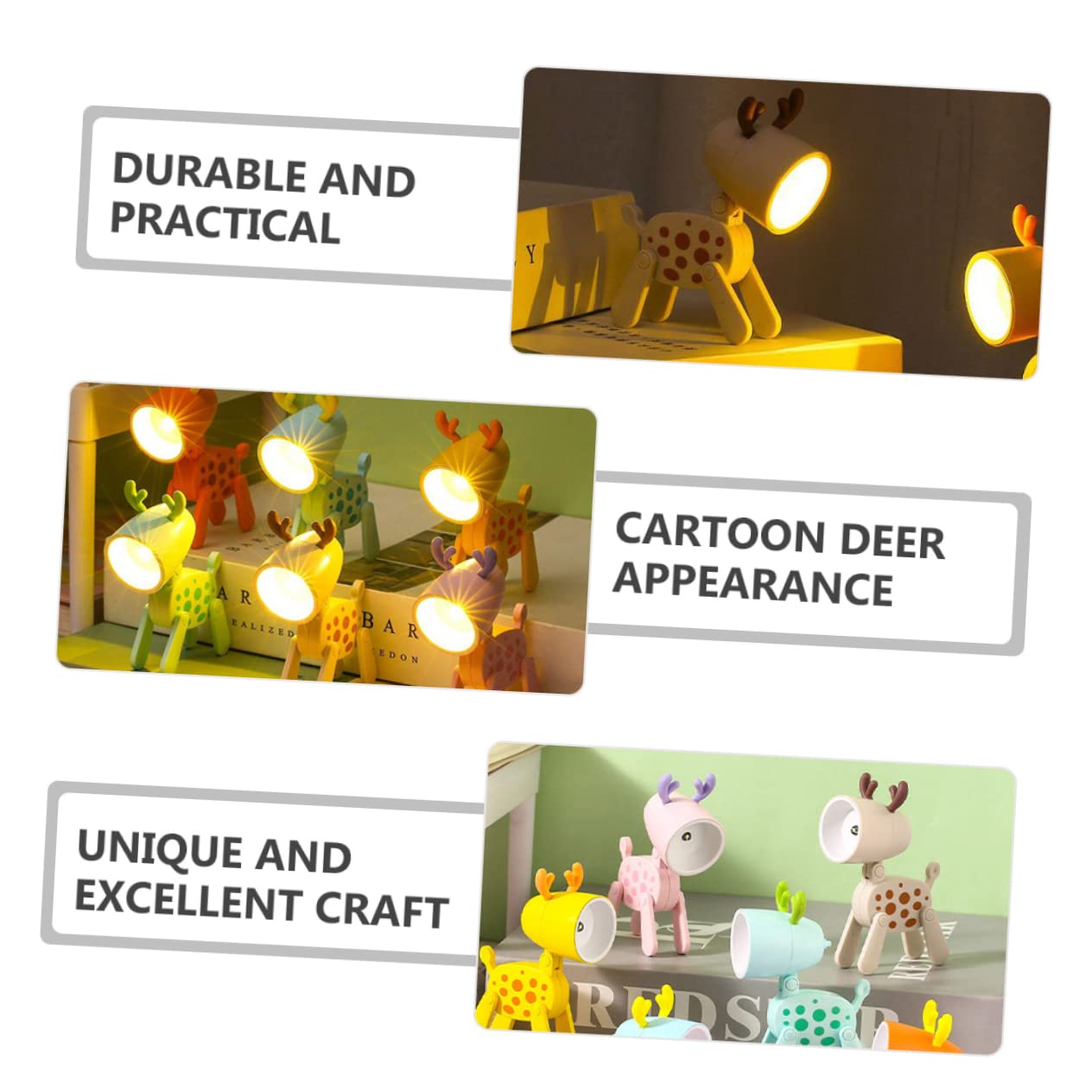 ARTIBETTER Pet Night Light - LED Night Lamp for Kids Room, Bedroom, Nursery, Study Desk | Cute Animal Table Lamp for Children, Students, Adults | Perfect for Bedtime, Reading, Decor, and Relaxation