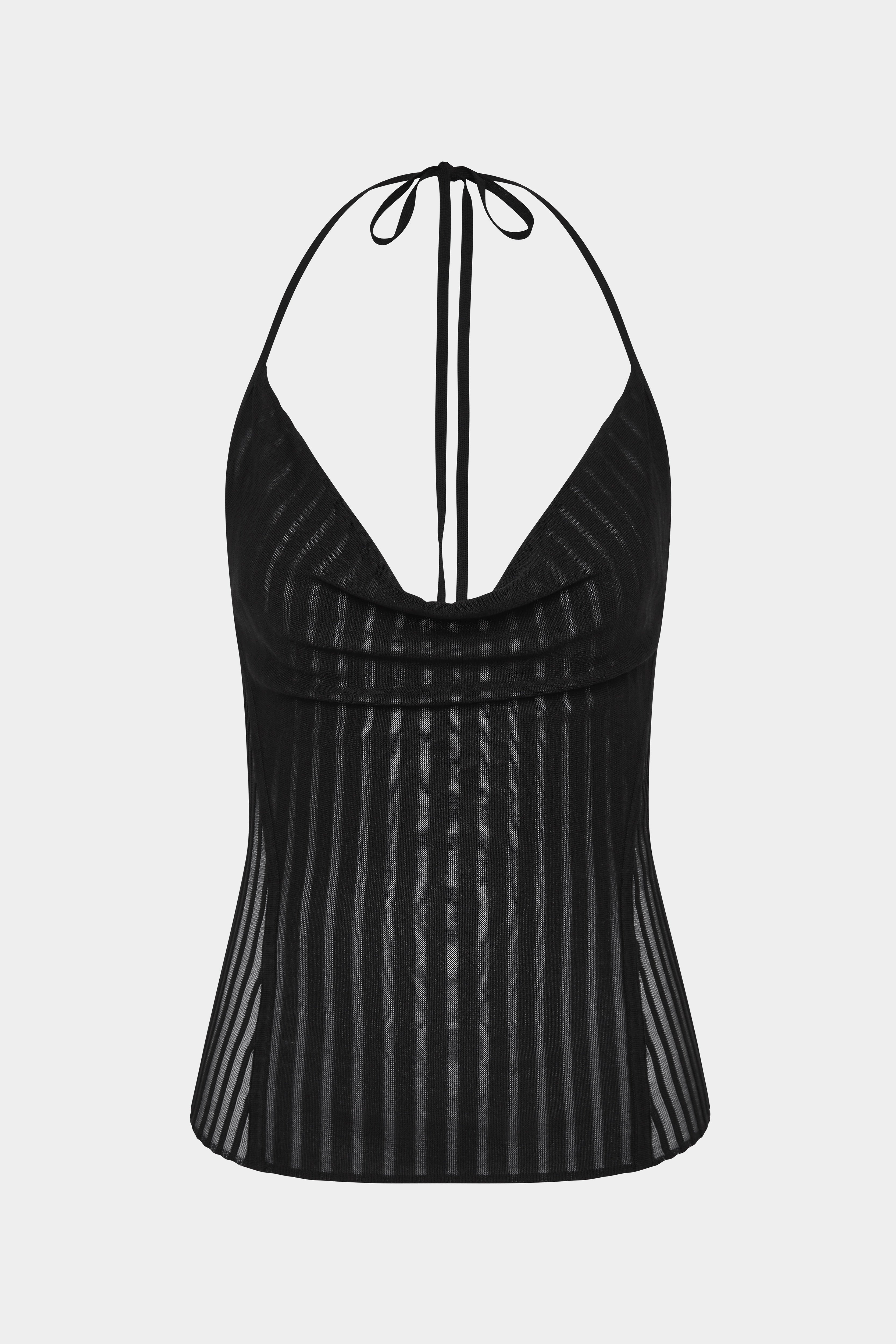 Azario Women's Halter Top - Sexy Strappy Summer Crop Tops for Beach, Party & Casual Outfits