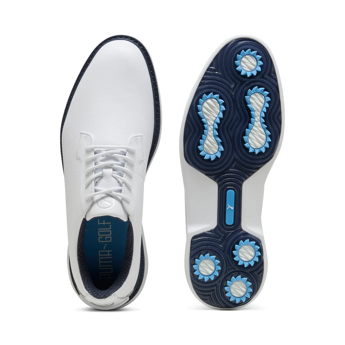 Puma Royale Sneakers for Men & Women - White & Navy Blue Casual Shoes for Running, Walking & Gym - Comfortable Athletic Footwear for Everyday Wear
