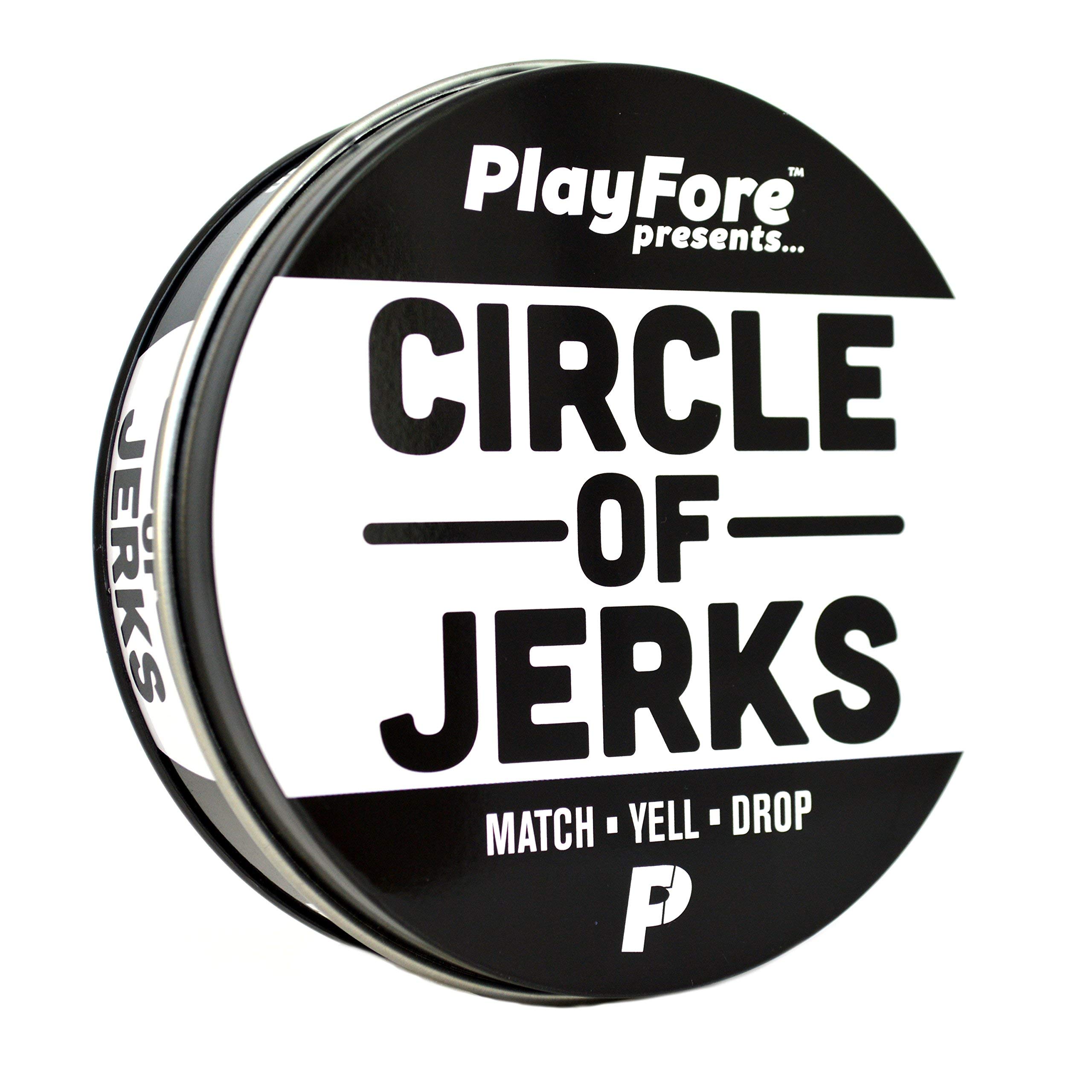 Circle of Jerks: Fast-Paced Adult Party Card Game - Competitive & Hilarious 2-Player Couples Game | Easy to Learn for Game Nights, Date Nights & Social Gatherings