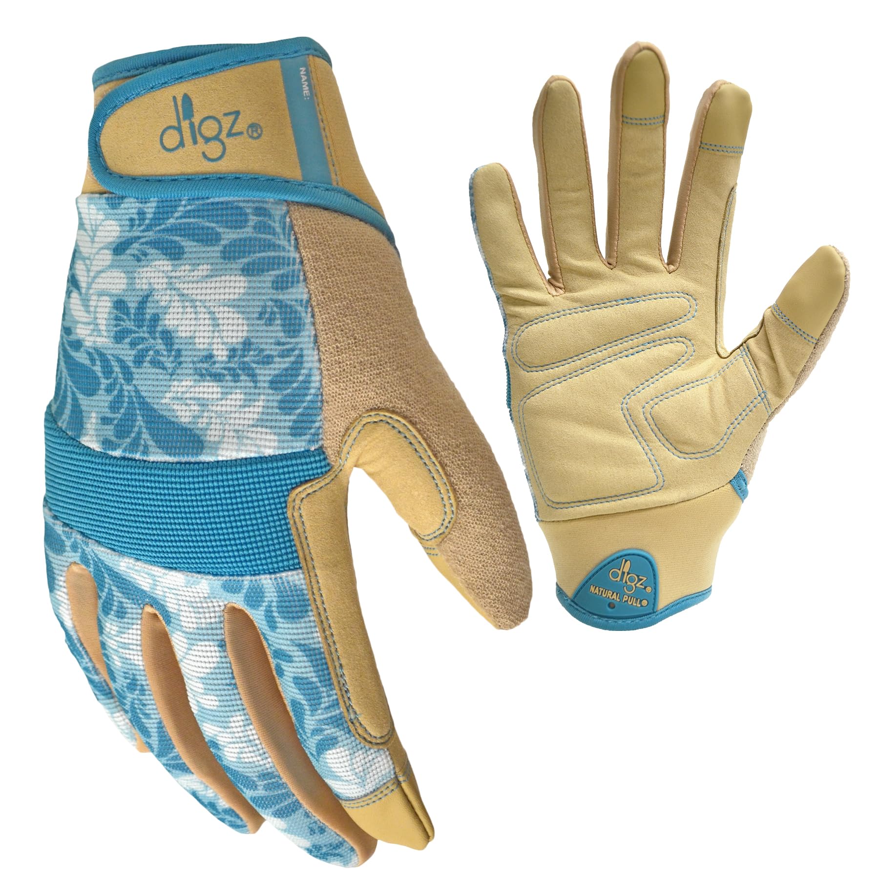 DIGZ 7606-23 Women's Gardening Gloves - Touchscreen Work Gloves for Outdoor & Gardening