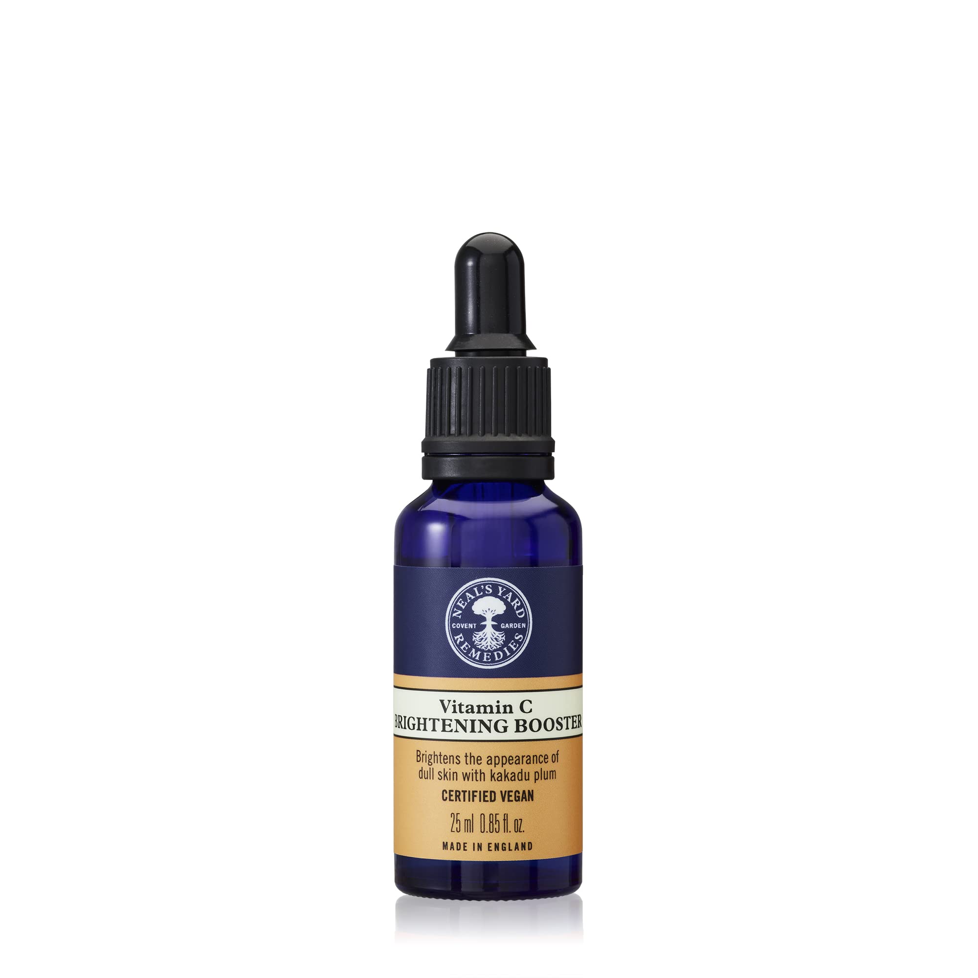 Neal's Yard Remedies Organic Vitamin C Brightening Booster Serum - Vegan Anti-Aging Skincare for Glowing Skin | Dark Spot Corrector & Skin Illuminator | Perfect for Morning Routine & Night Care