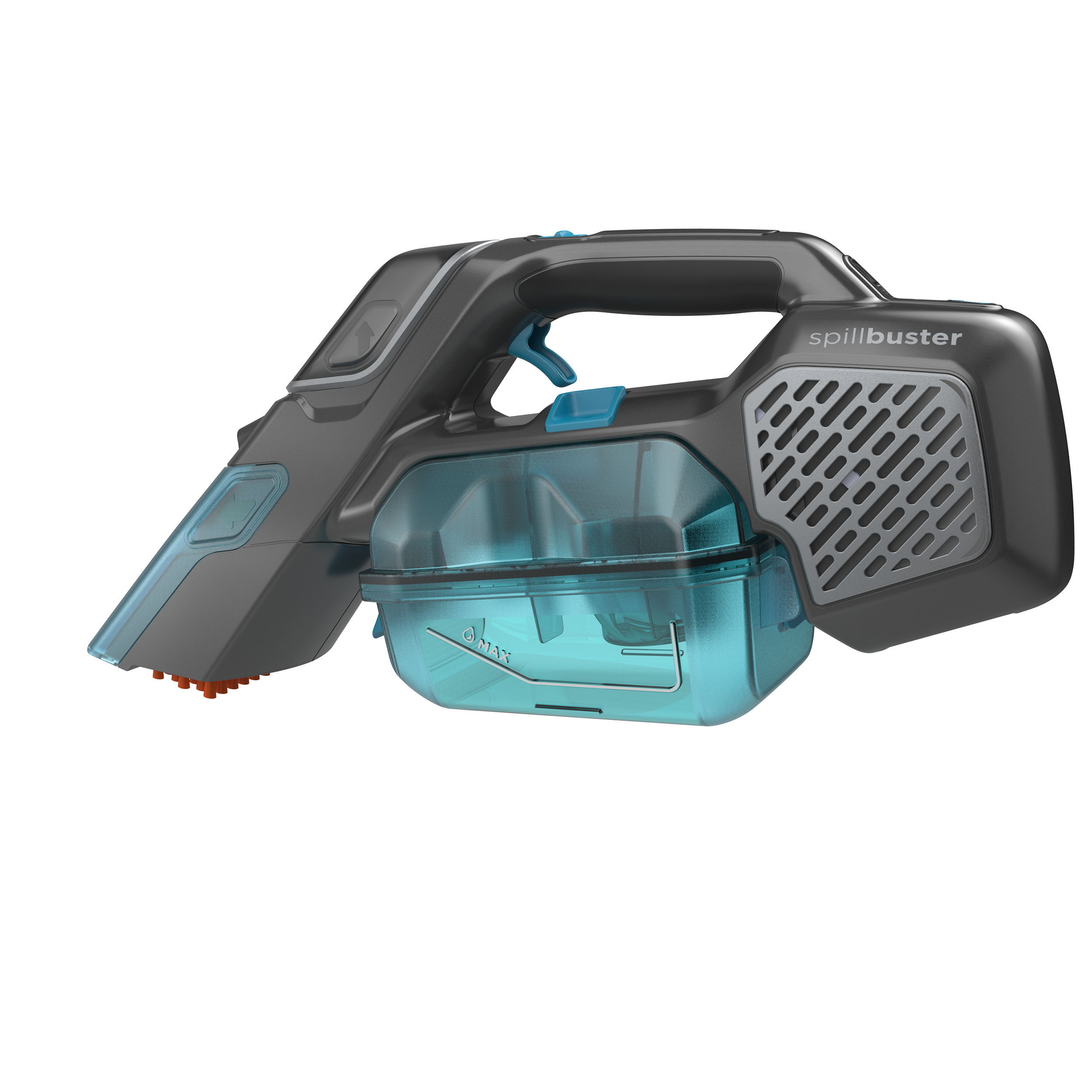SpillBuster Cordless Spill & Spot Cleaner with Scrub Brush - Portable Carpet & Upholstery Stain Remover for Home, Car, Pet Accidents