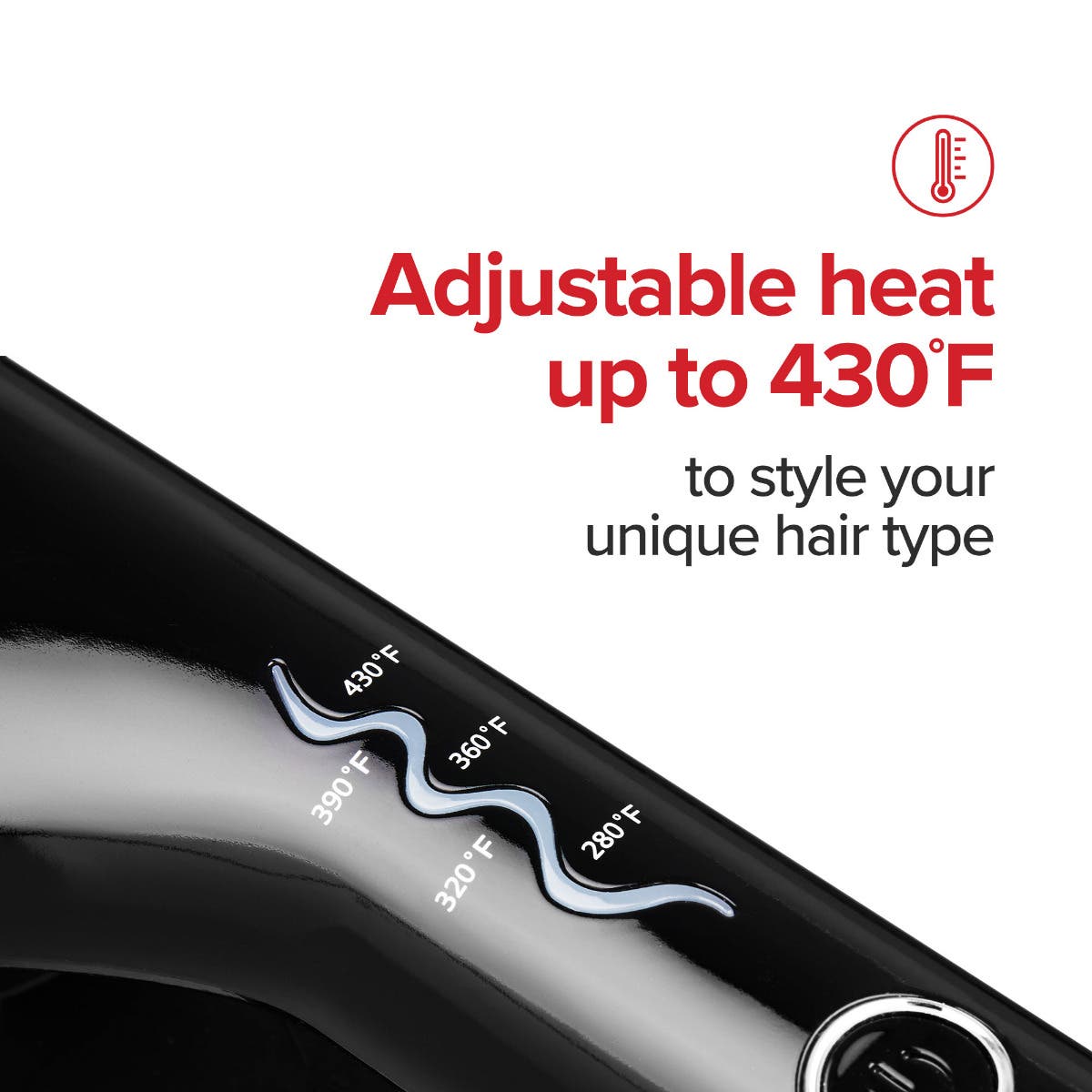 Express Ion WavePress Ceramic Deep Waver - Professional Hair Styling Tool for Salon-Quality Waves & Curls | Perfect for Home Use, Parties & Special Occasions