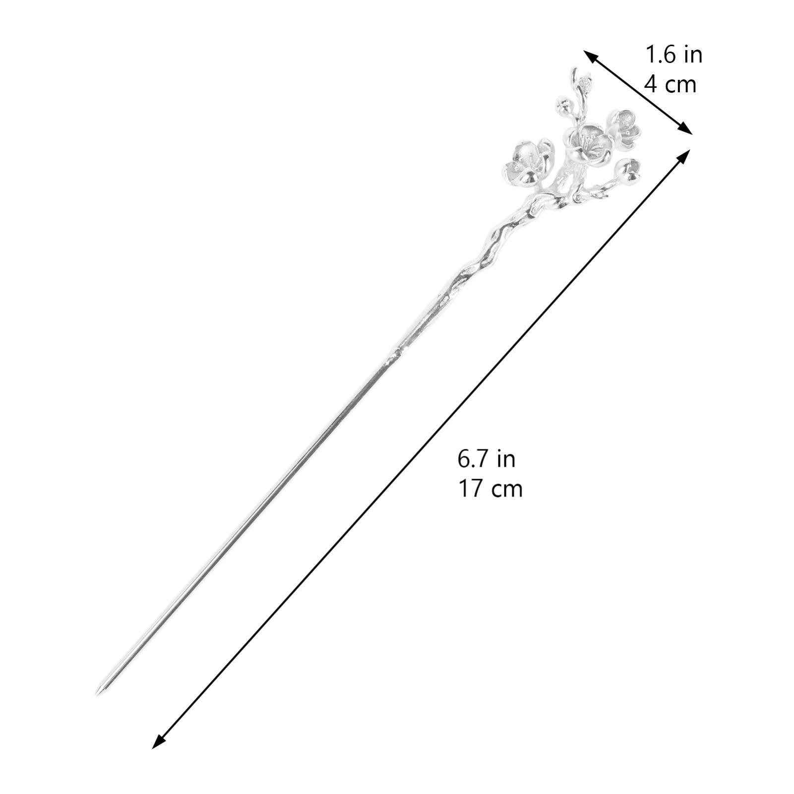Chinese Hair Sticks for Women - Minkissy Japanese Hair Pin, Floral Hairpins, Hair Styling Accessories (Gold, 17x4cm) - Perfect for Weddings, Parties & Traditional Hairstyles