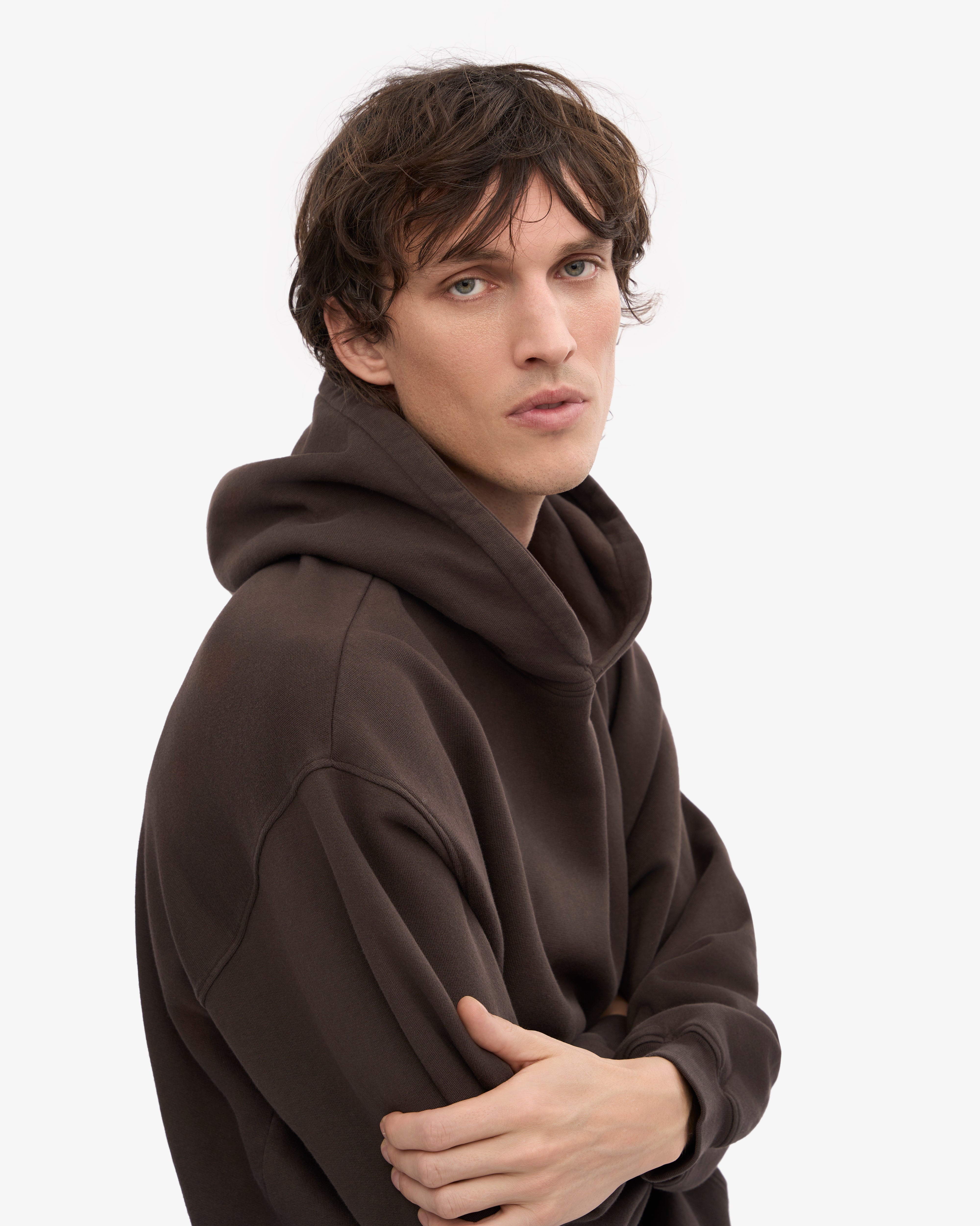 Organic Oversized Hoodie - Coffee Brown | Soft & Comfortable Pullover Sweatshirt for Men & Women | Perfect for Casual Wear, Lounge & Outdoor Activities
