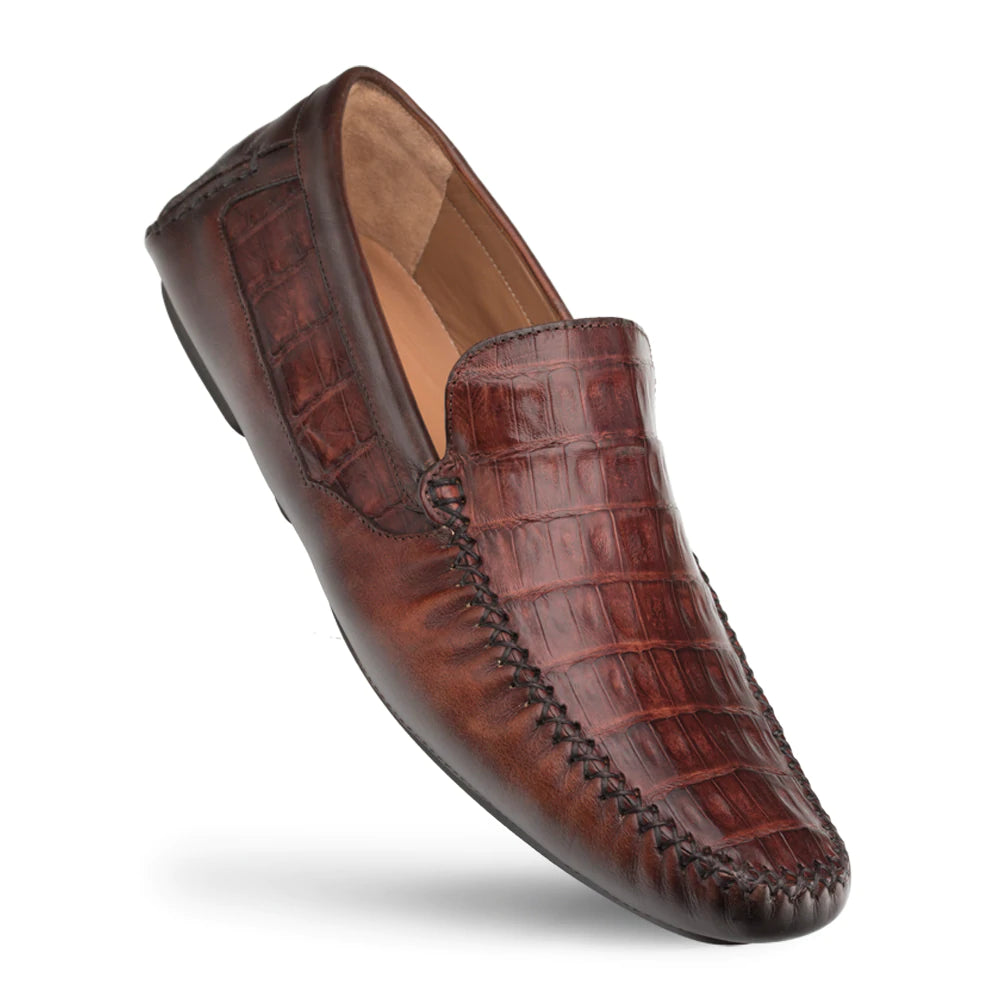 Premium Genuine Crocodile Leather Driving Moccasins - Men's Luxury Loafers for Casual & Business Wear - Perfect for Driving, Office & Special Occasions