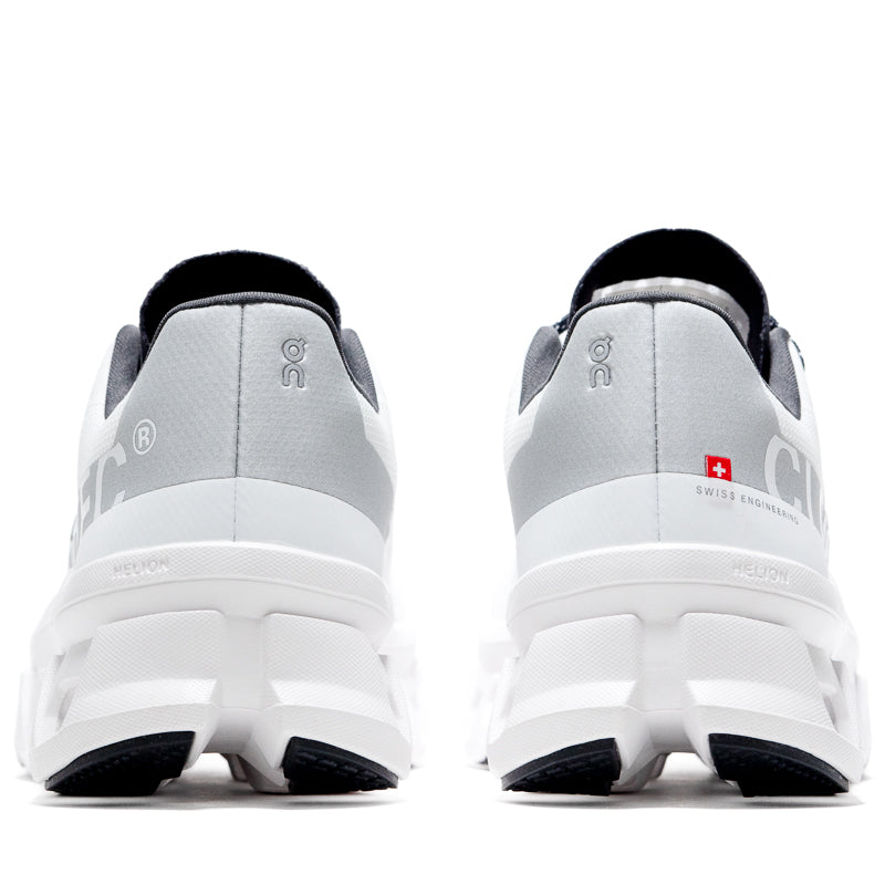 On Cloudmonster Running Shoes - All White Cushioned Sneakers for Men & Women | Perfect for Jogging, Gym Workouts & Daily Wear