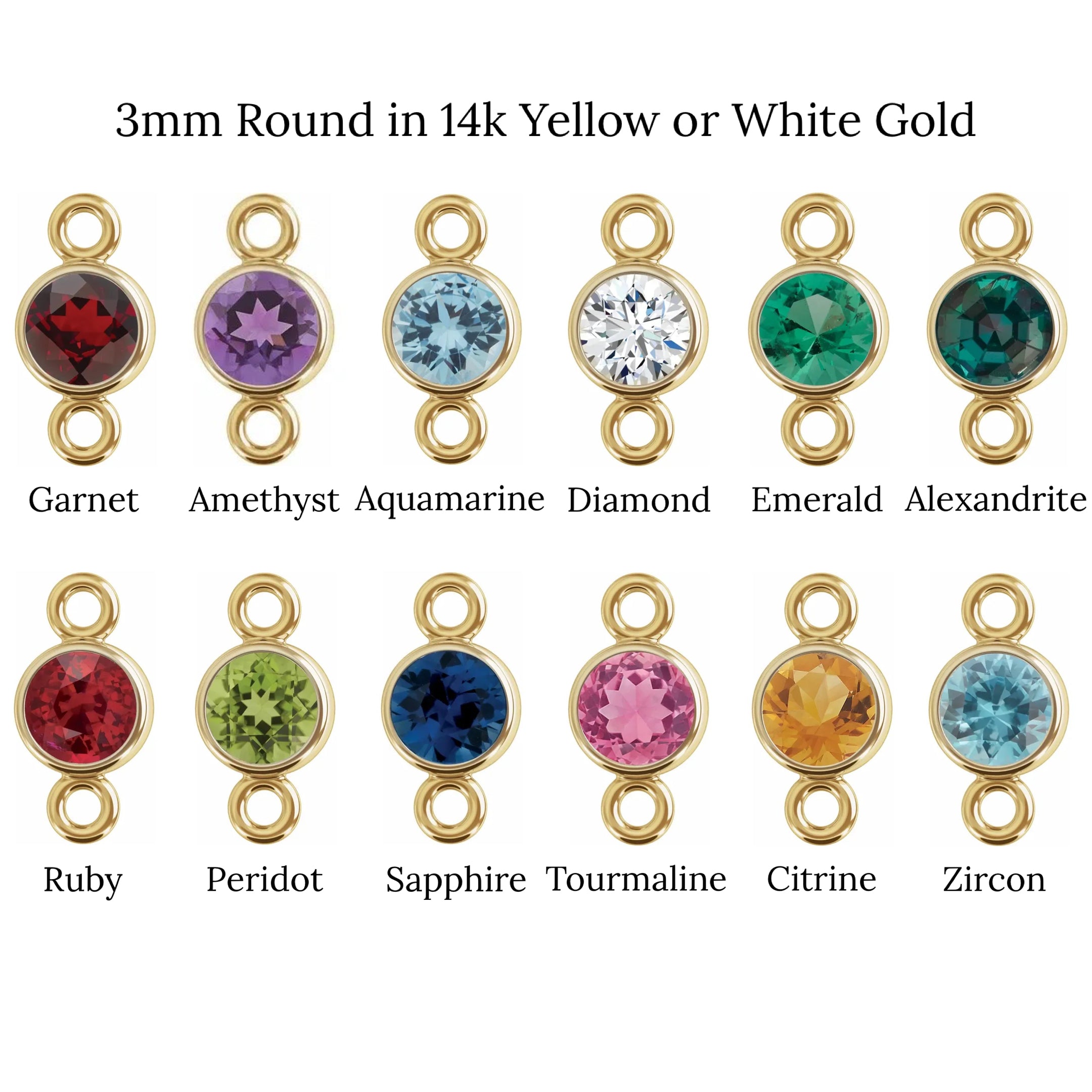 3mm Round Gemstone Bracelet Charms - Natural Stone Beads for Jewelry Making, DIY Craft & Gift Giving - Perfect for Boho Style, Friendship Bracelets & Party Favors