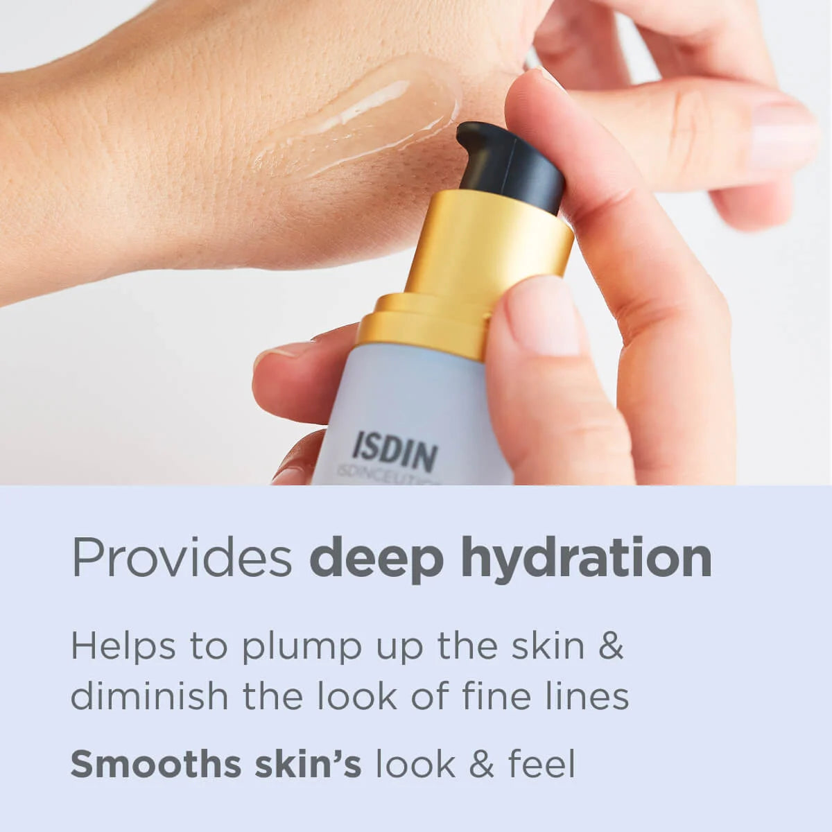ISDIN Isdinceutics Hyaluronic Acid Concentrate Serum for Face - Anti-Aging Hydrating Moisturizer for Dry Skin - Perfect for Night Skincare Routine & Daily Use
