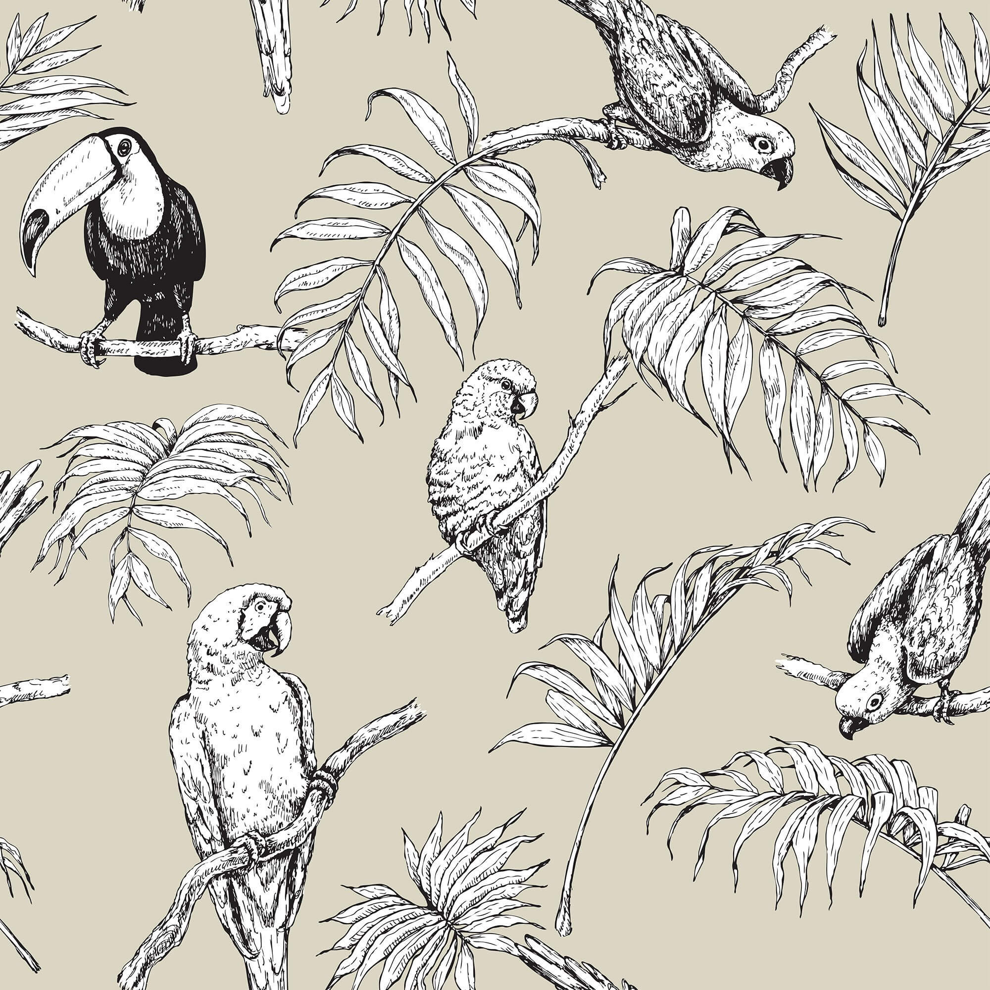 White Bird Animal Peel and Stick Removable Wallpaper - Self-Adhesive Decorative Wall Covering for Nursery, Bedroom, Living Room & Office Decor