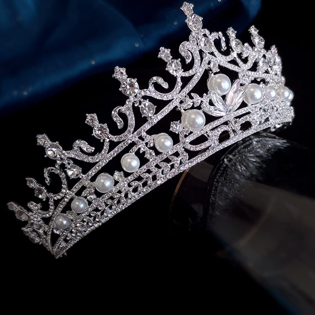 FOMIYES Elegant Wedding Tiara for Women - Zinc Alloy Bridal Crown Headpiece for Bride, Bachelorette & Bridesmaids - Perfect for Weddings, Birthday Parties & Fairy-Themed Events