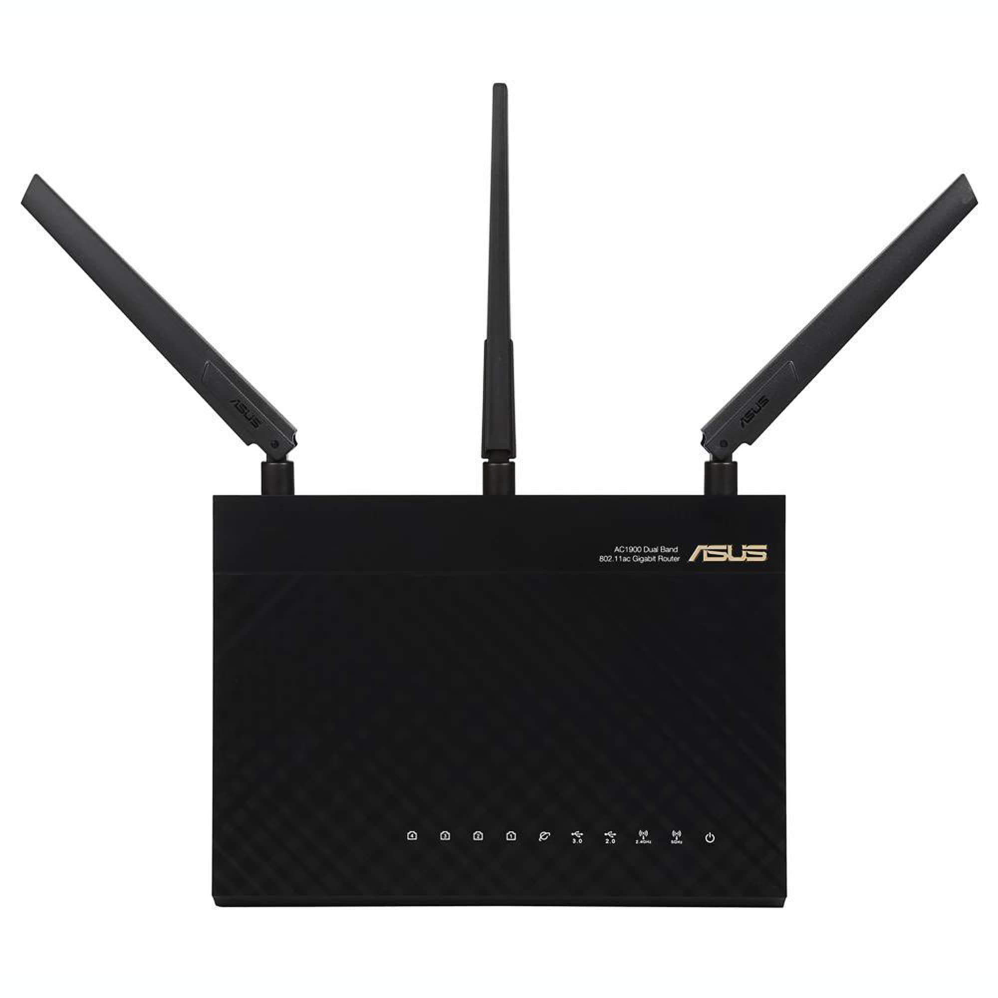 ASUS RT-AC68P AC1900 Dual Band WiFi Router - Gigabit Wireless Internet, 4x LAN Ports, High Speed for Gaming & Streaming (Renewed) - Perfect for Home Office, Online Gaming & 4K Video Streaming