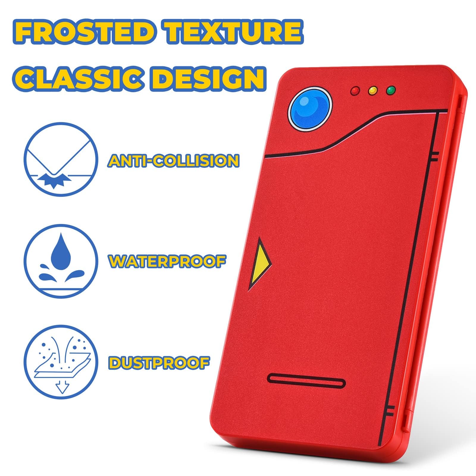 FUNLAB Switch Game Case Holder - Compatible with Nintendo Switch Games & Micro SD Cards - 24 Game Card Storage Organizer - Red - Perfect for Travel & Gaming Storage Organization