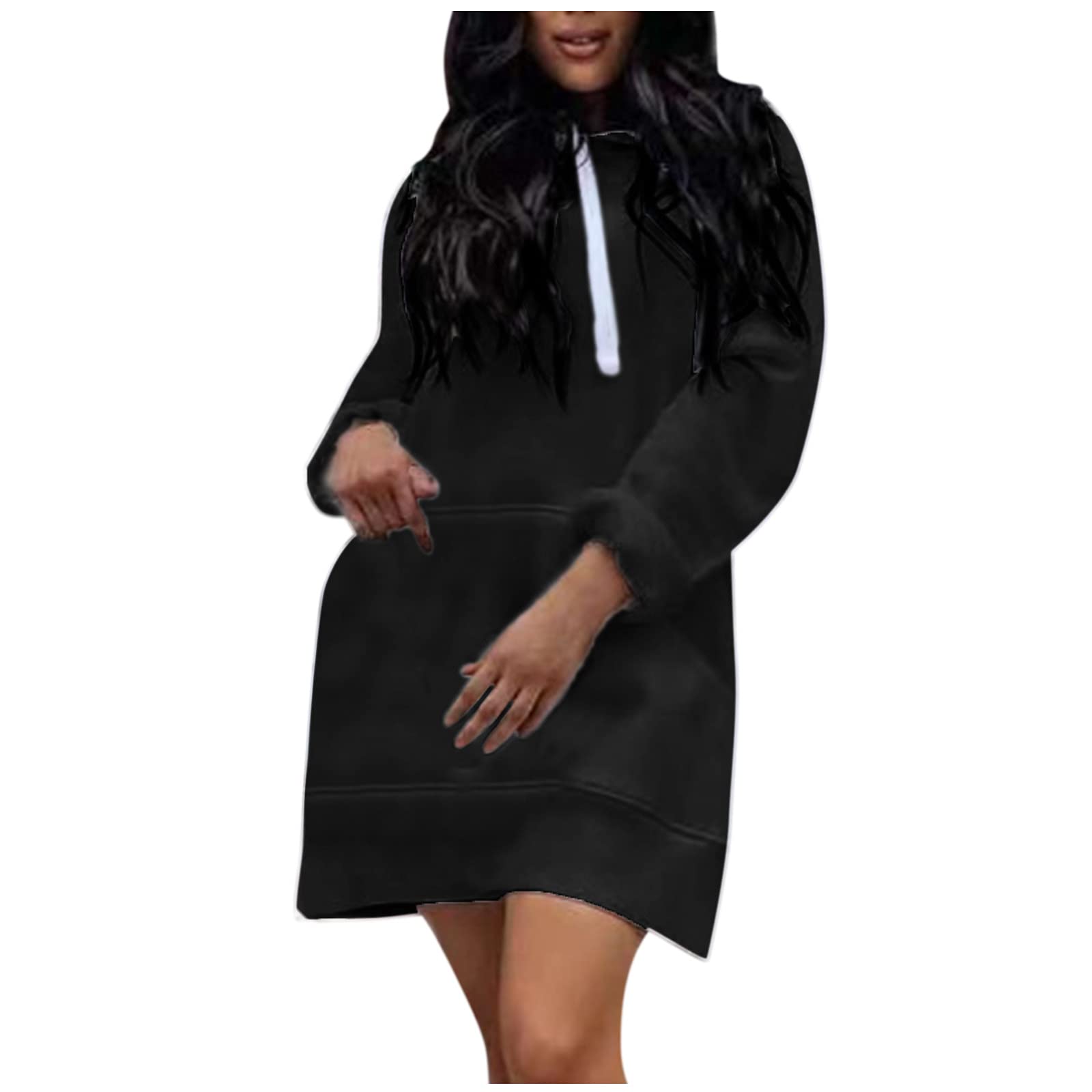 Vacger Women's Solid Color Turtleneck Sweater - Petal Collar Long Sleeve Top for Office & Casual Wear