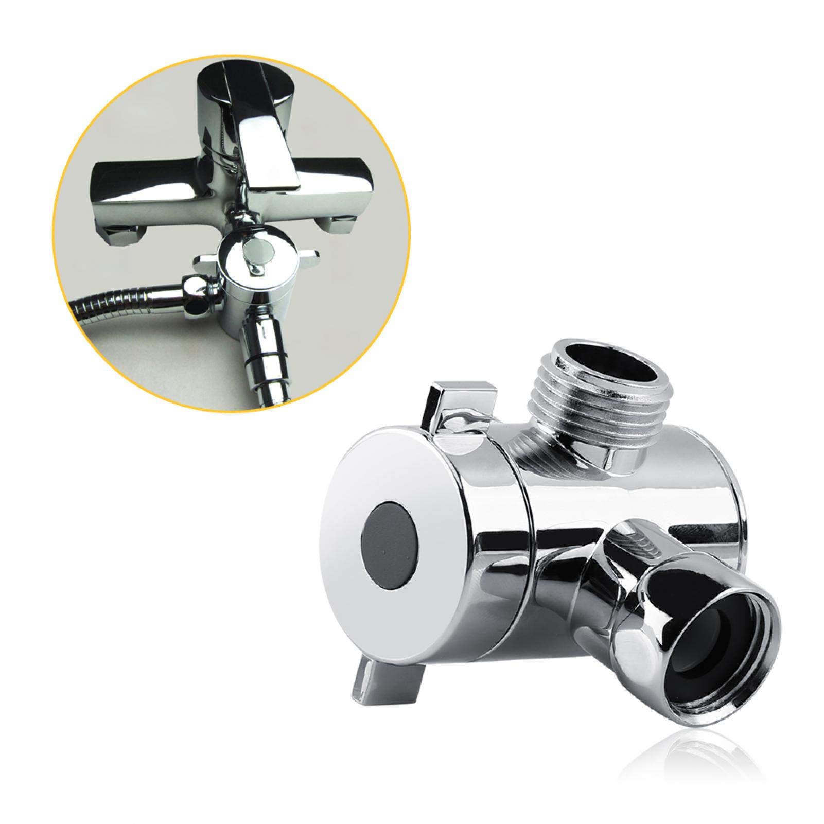 Shipenophy 3-Way Shower Diverter Valve - G1/2
