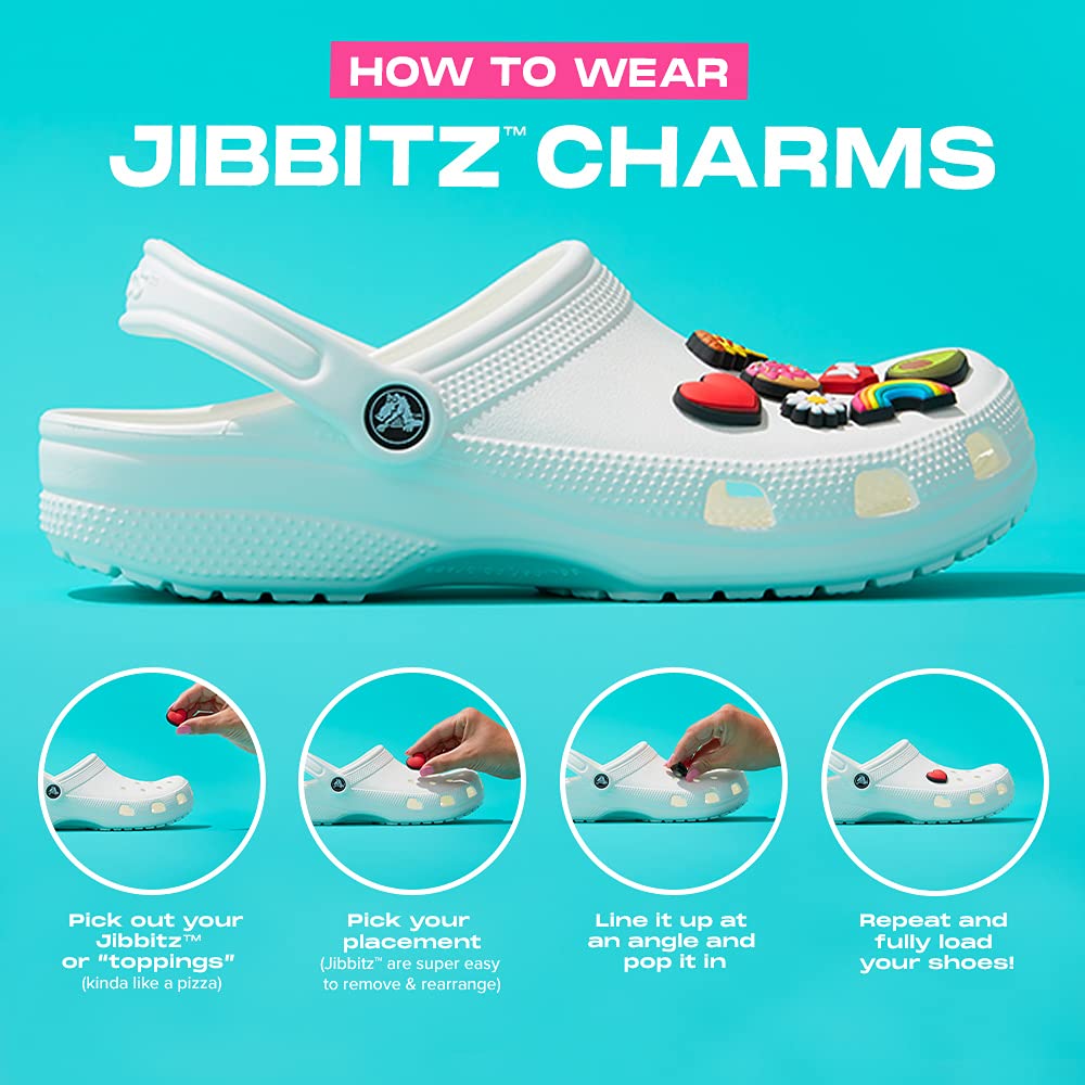 Crocs Jibbitz 5-Pack Shoe Charms for Crocs Shoes | Fun & Stylish Accessories for Kids & Adults | Perfect for Customizing Clogs, Sandals & Sneakers | Great Gift Idea for Holidays & Birthdays