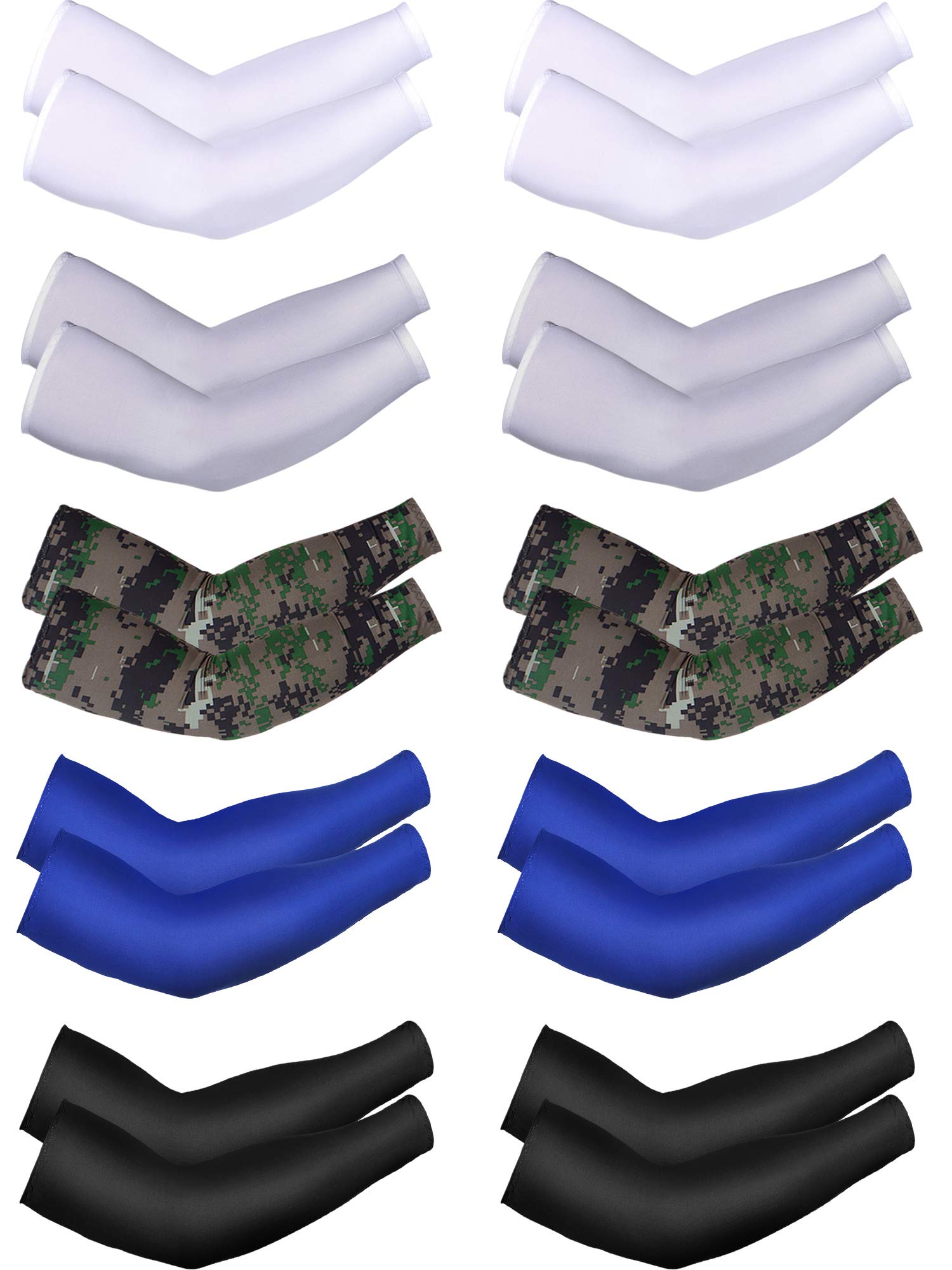 Cooling UV Protection Arm Sleeves for Men & Women - Breathable Ice Silk Sun Sleeve Covers for Cycling, Running, Hiking & Outdoor Sports | Sun Protection for Active Lifestyles