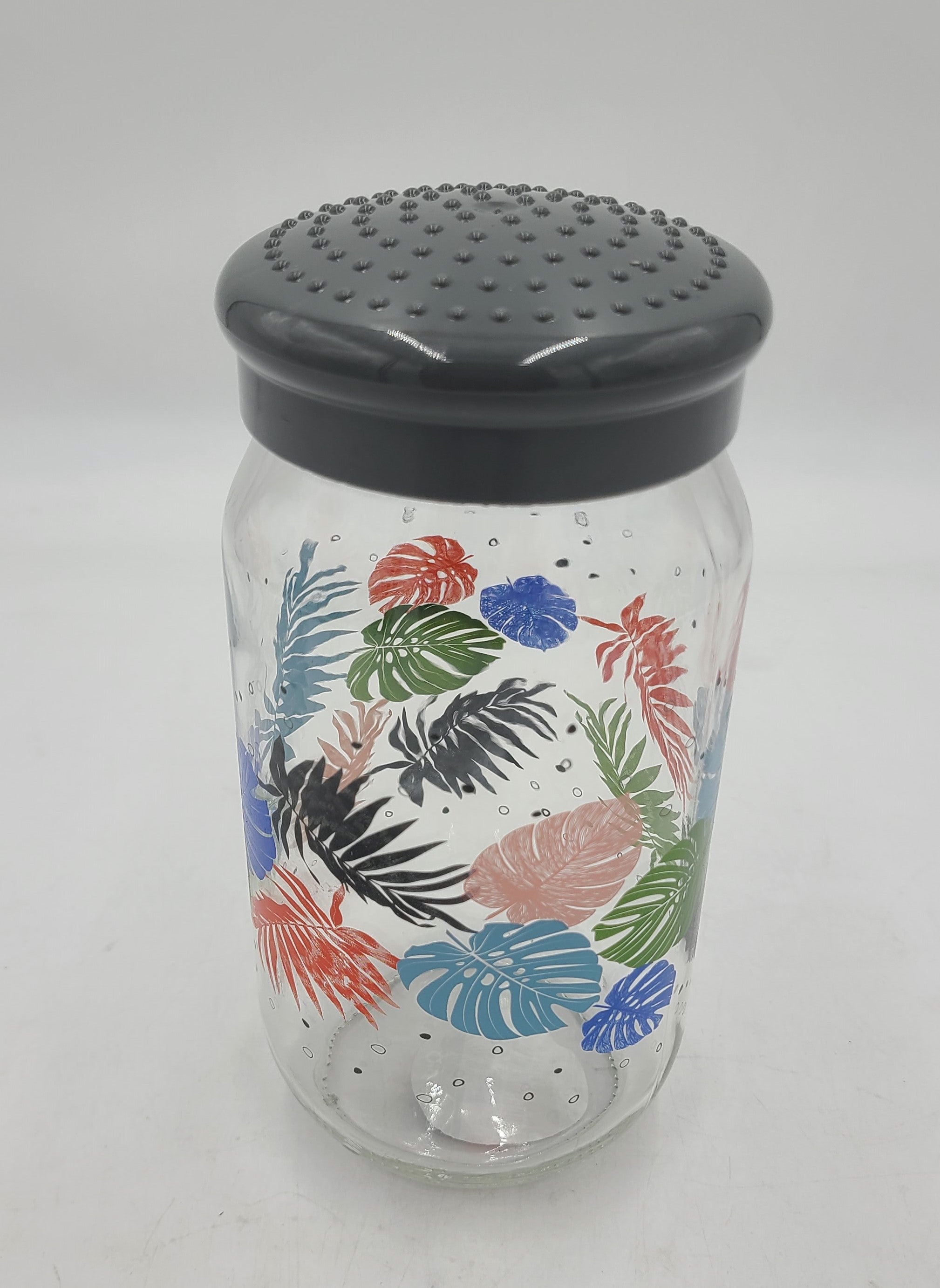 34OZ Glass Jar with Elaf Design - Airtight Storage for Coffee, Tea, Spices & Dry Goods - Perfect for Kitchen Pantry Organization & Home Decor
