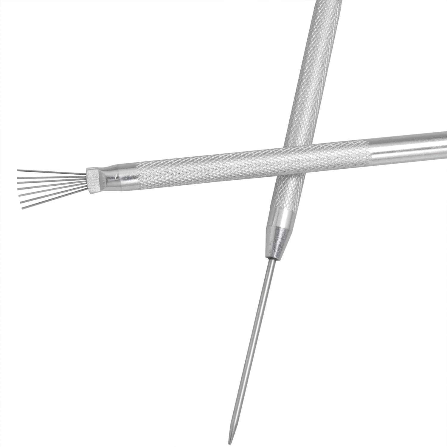 LUORNG 7-Pin Clay Needle Tool - Professional Feather Wire Texture & Detail Tool for Fondant, Pottery, and Sculpting - Perfect for Cake Decorating, Ceramic Art, and DIY Crafts