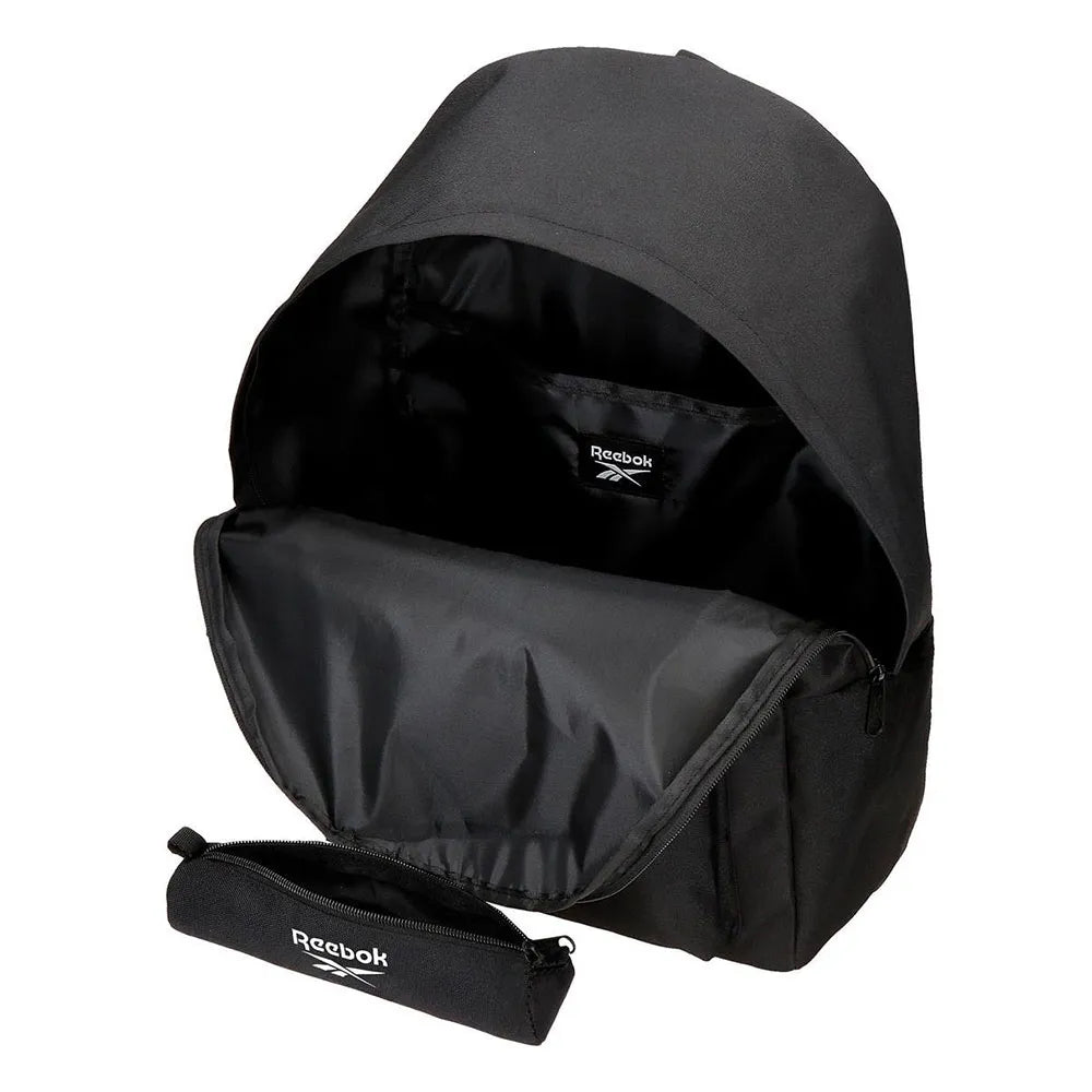 Reebok Brooklyn Black Backpack - Durable & Stylish Laptop Backpack for Men & Women - Perfect for Work, School, Travel & Gym
