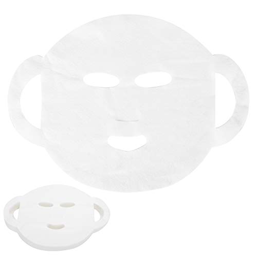 100 Pcs Facial Sheet Masks for DIY Skincare - Ear Hanging Paper Face Masks for Women | Hydrating, Brightening & Soothing | Perfect for Spa Day, Travel & Daily Skincare Routine