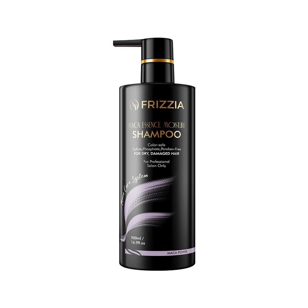 Professional Shampoo with Maca, Argan & Vegetable Collagen | Repair & Strengthen Damaged Hair | Softens & Nourishes All Hair Types | 500ml Bottle | Perfect for Dry, Frizzy & Color-Treated Hair at Home or Salon
