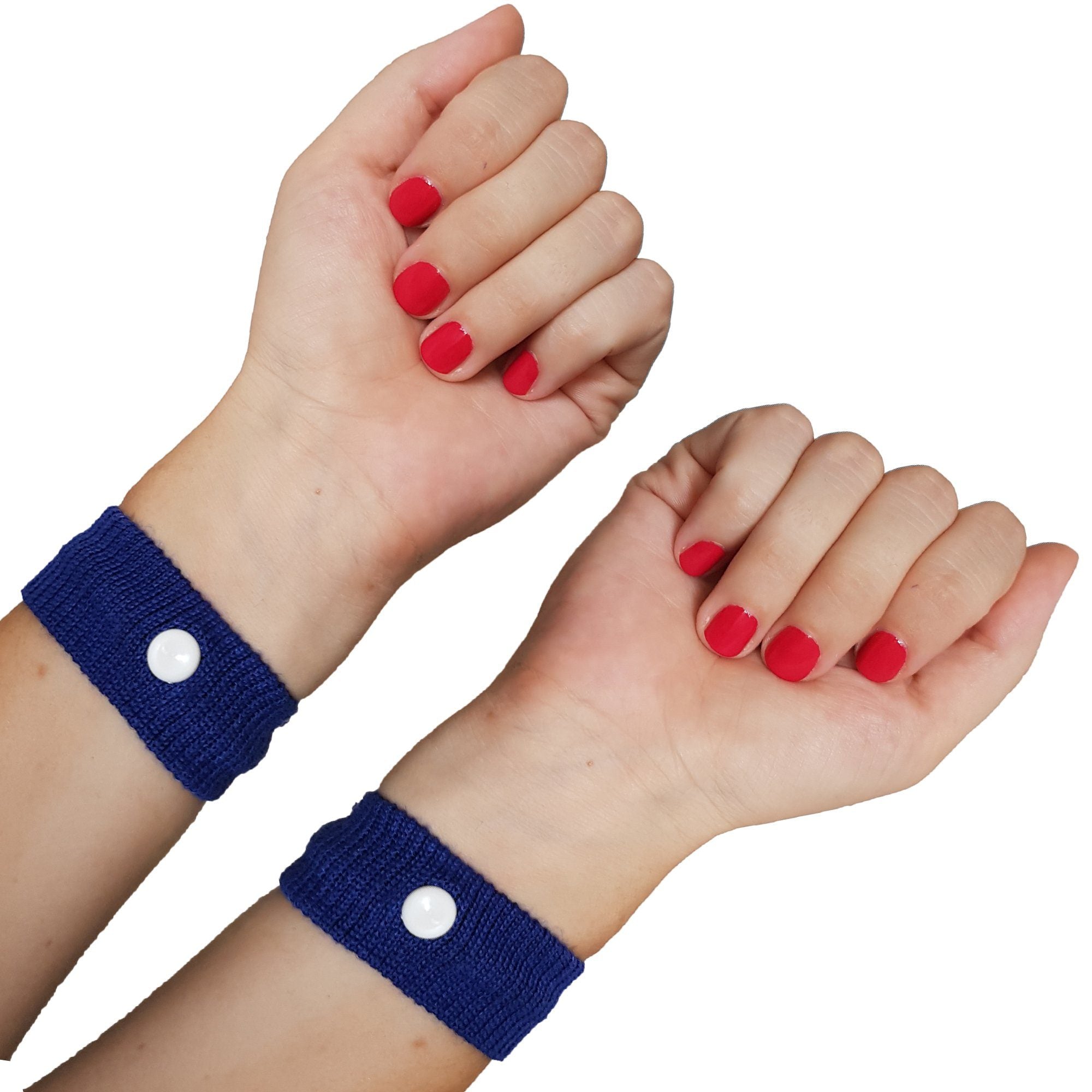 Anti Nausea Wristbands for Motion Sickness Relief - Acupressure Bands for Adults & Kids - Travel, Car, Boat & Pregnancy Use