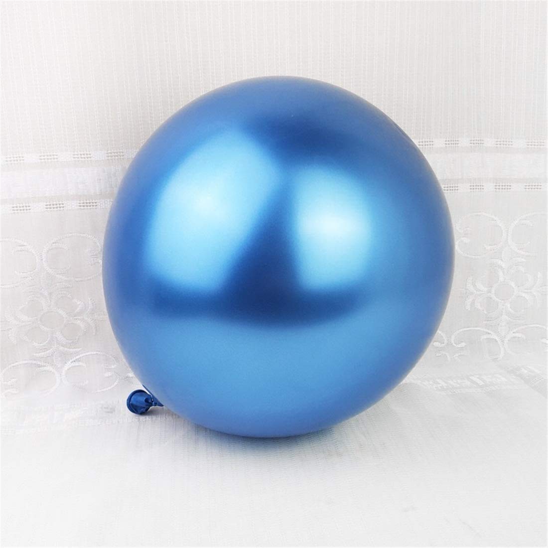 100pcs 5inch Blue Metallic Chrome Balloons - Thick & Shiny Party Balloons for Wedding, Graduation, Birthday, Baby Shower, Christmas & Valentine's Day Decorations - Perfect for Indoor & Outdoor Party Decor