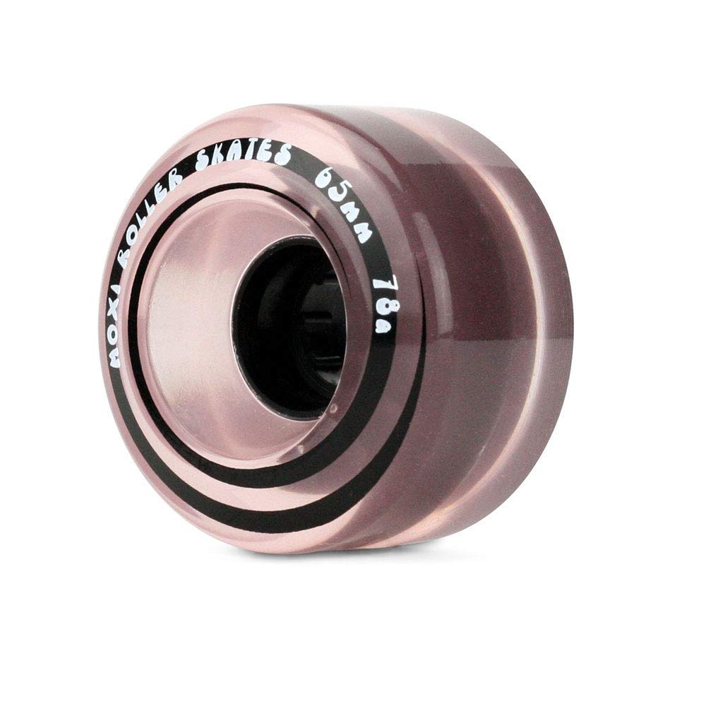Moxi Skates Classic Outdoor Roller Skate Wheels - 78A Durometer 4-Pack for Smooth Cruising & Park Skating - Perfect for Beginners & Recreational Roller Skating