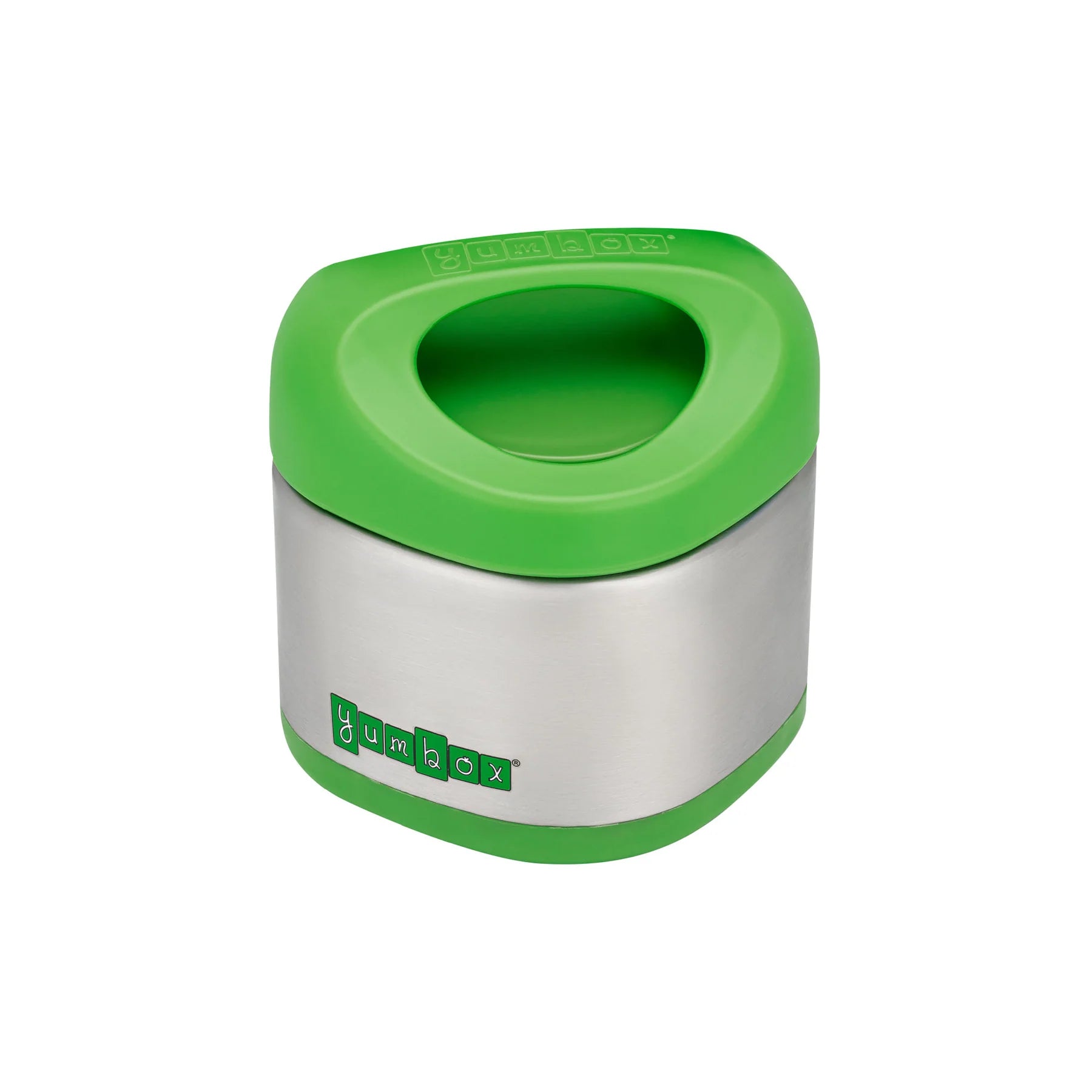 Yumbox Triple Wall Insulated Food Jar Cubi - Leak-Proof Stainless Steel Lunch Container for Kids & Adults, Apple Green - Perfect for School, Work, Picnics & Travel