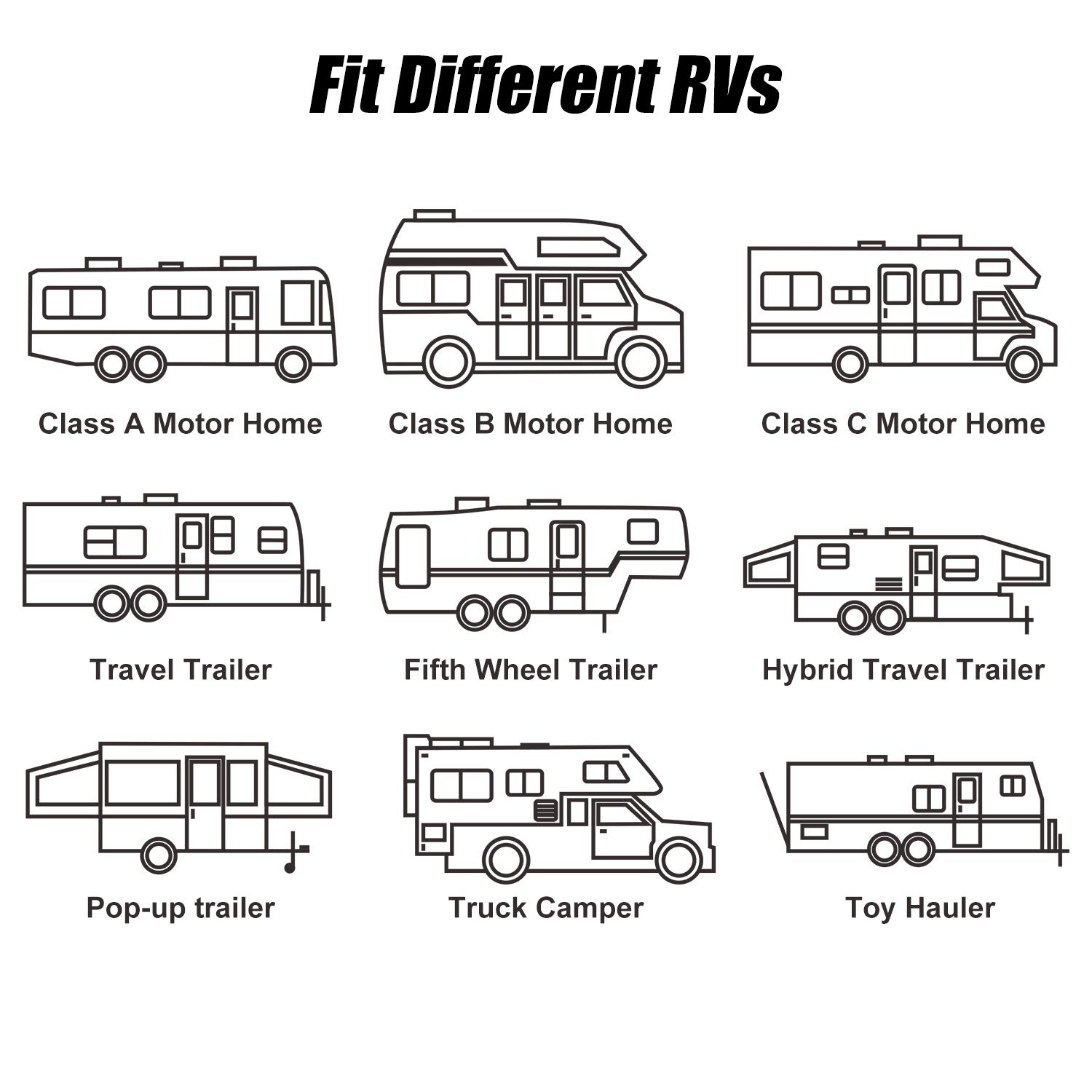 Premium RV Awning Replacement Fabric - 19' Standard Grade Vinyl (18'2