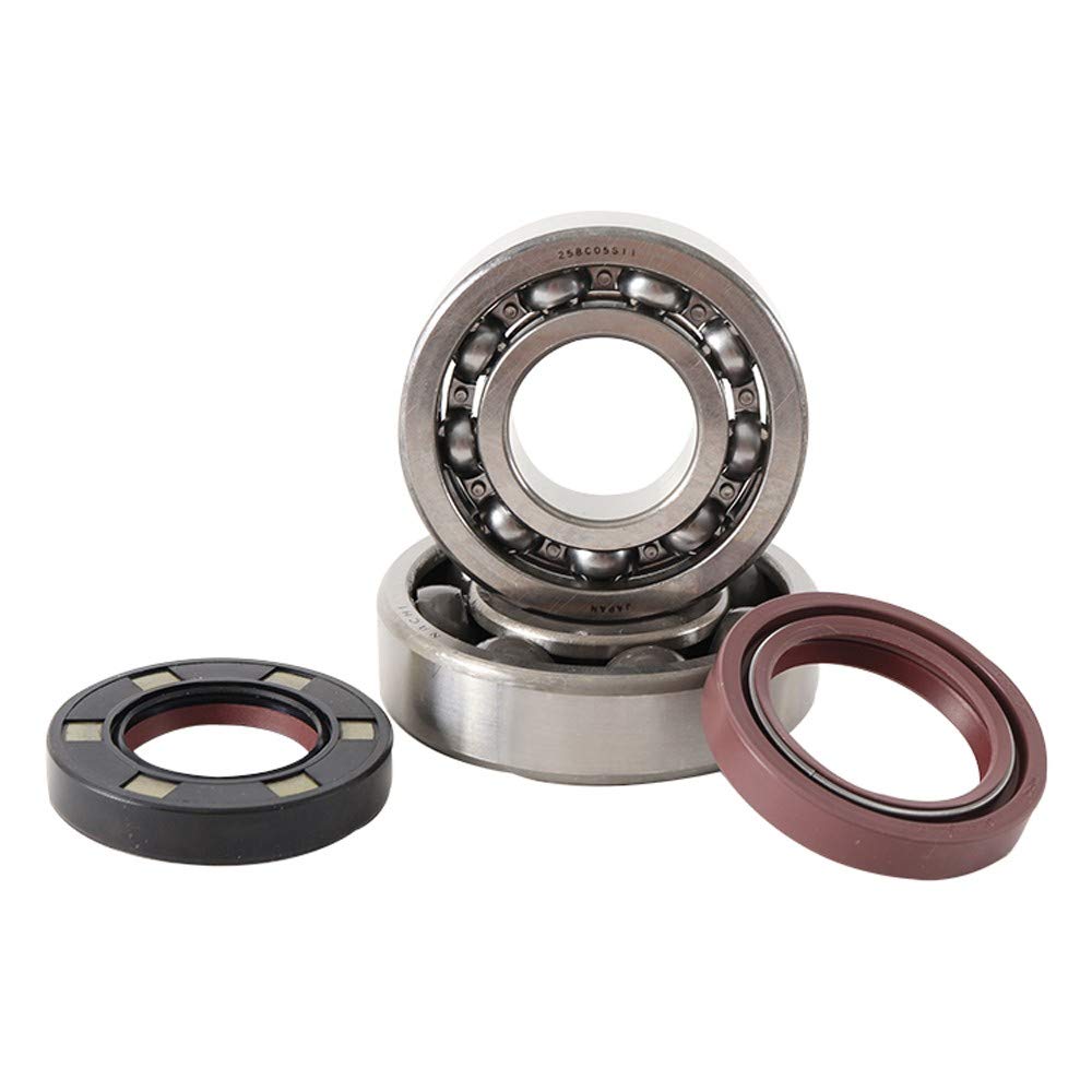 Hot Rods K017 Main Bearing and Seal Kit - High Performance Engine Rebuild Kit for Motorcycles & ATVs - Perfect for Off-Road, Racing & Custom Builds