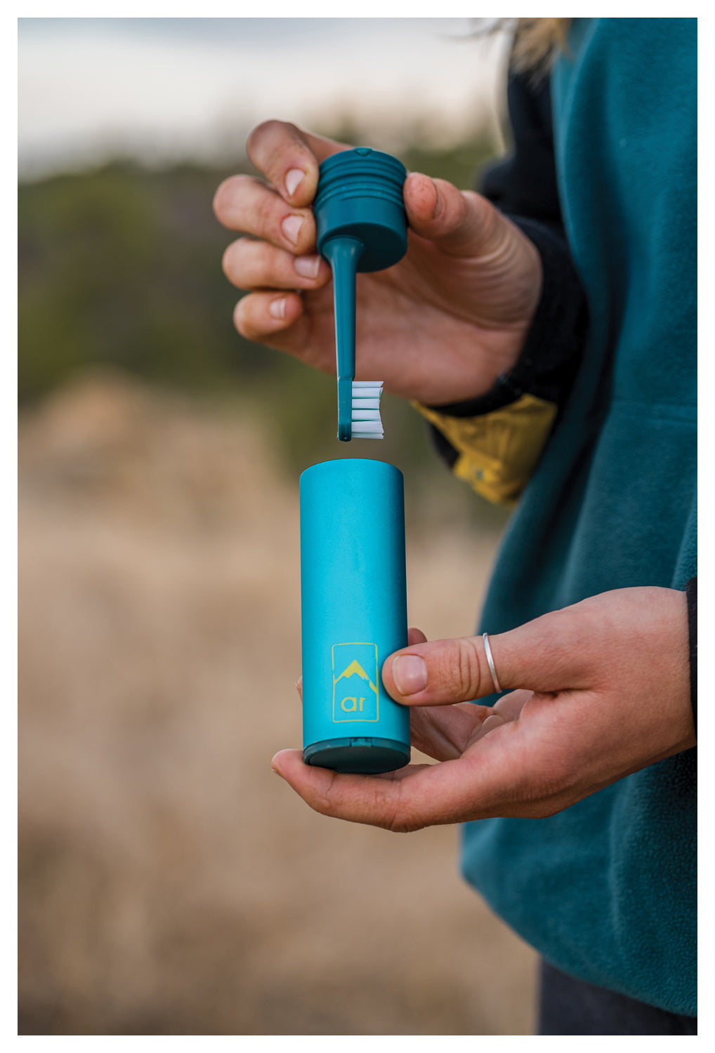 Adventure Ready Tooth Care Cap - Essential Travel Toothbrush Cover for Oral Hygiene On the Go | Perfect for Camping, Hiking, and Backpacking Trips