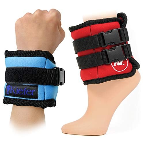 Adjustable Ankle & Wrist Weights for Women & Men - 1-5 lbs Set for Fitness, Running, Walking & Home Workouts - Lightweight Neoprene Design for Comfort & Support