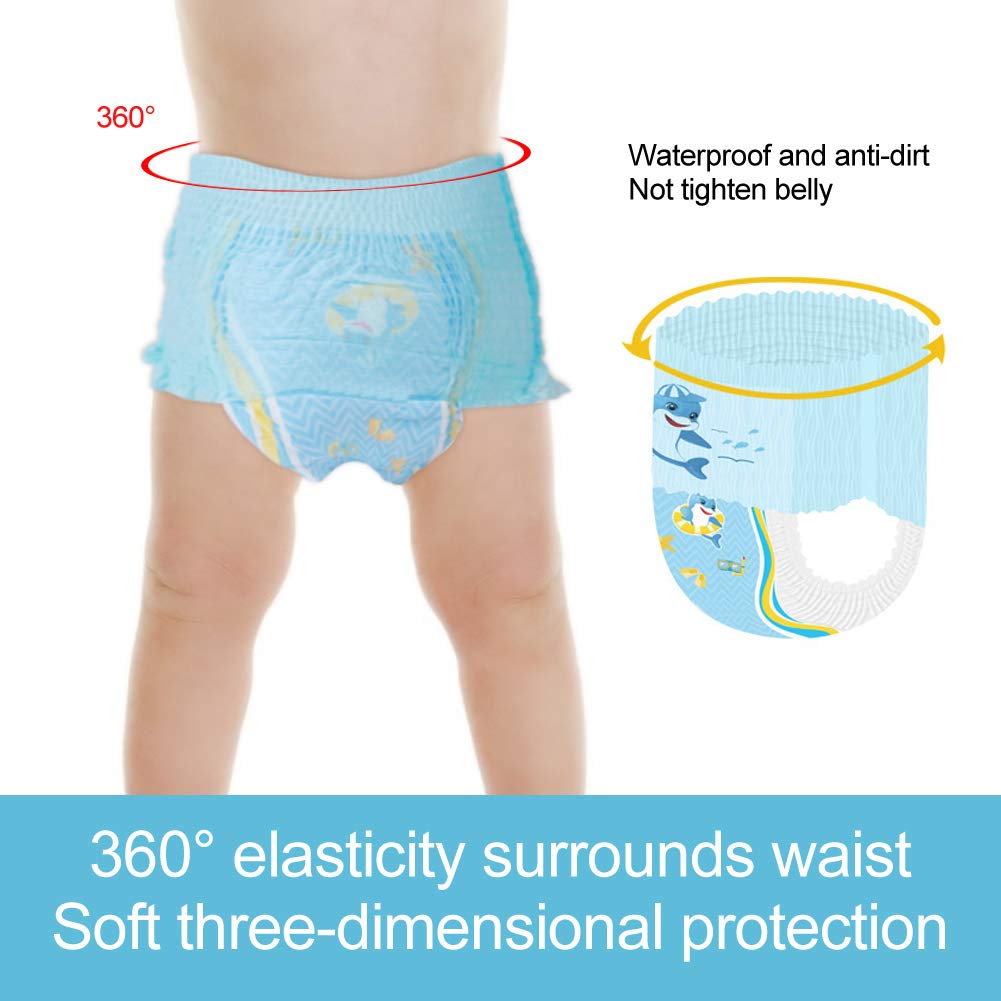 Reusable 3-Piece Swim Diapers for Toddlers & Newborns - Waterproof Swim Pants (XXL 15kg+) for Pool, Beach & Water Play