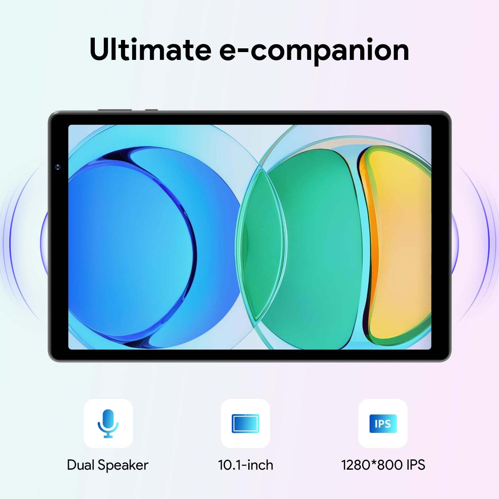 ApoloSign Android 13 Tablet 10.1 Inch - Octa-Core Processor, HD IPS Touchscreen, 8GB RAM + 1TB Storage, 8-Hour Battery, WiFi 6, Bluetooth 5.0, Dual Camera, GMS Certified - Perfect for Work, Study & Entertainment (Gray)