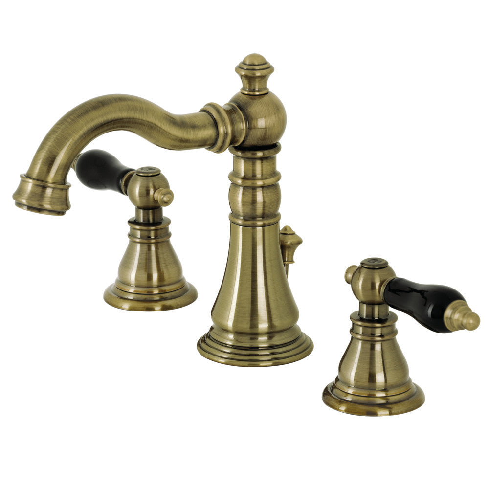Fauceture FSC1974AKL Duchess Widespread Bathroom Faucet - Premium Brass Pop-Up Drain - Elegant Vintage Design for Bathroom Sink - Perfect for Home, Hotel & Commercial Use