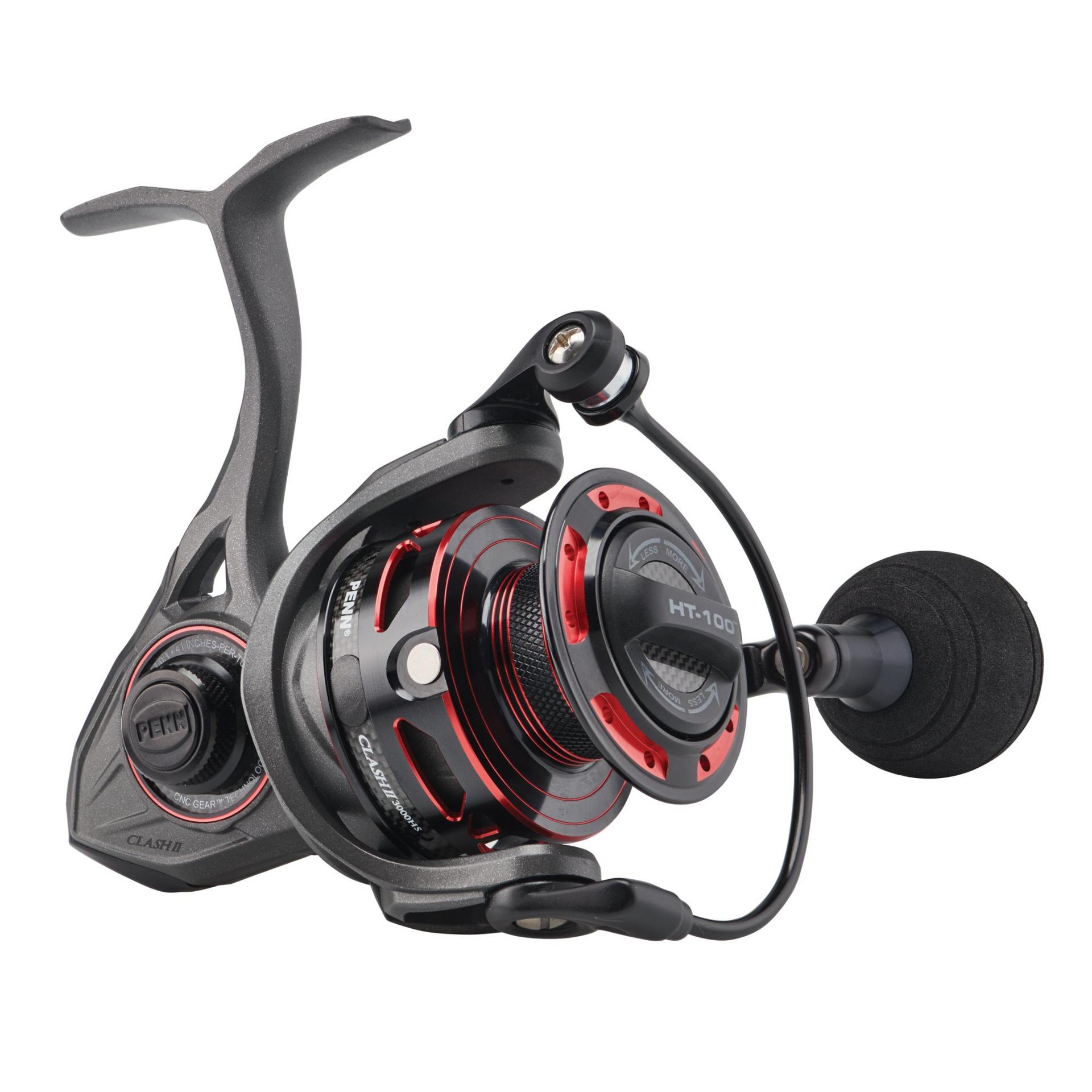 Clash™ II Spinning Reel - High Performance Fishing Reel for Saltwater & Freshwater - Smooth Drag System, Durable Design - Perfect for Bass, Trout & Saltwater Game Fish