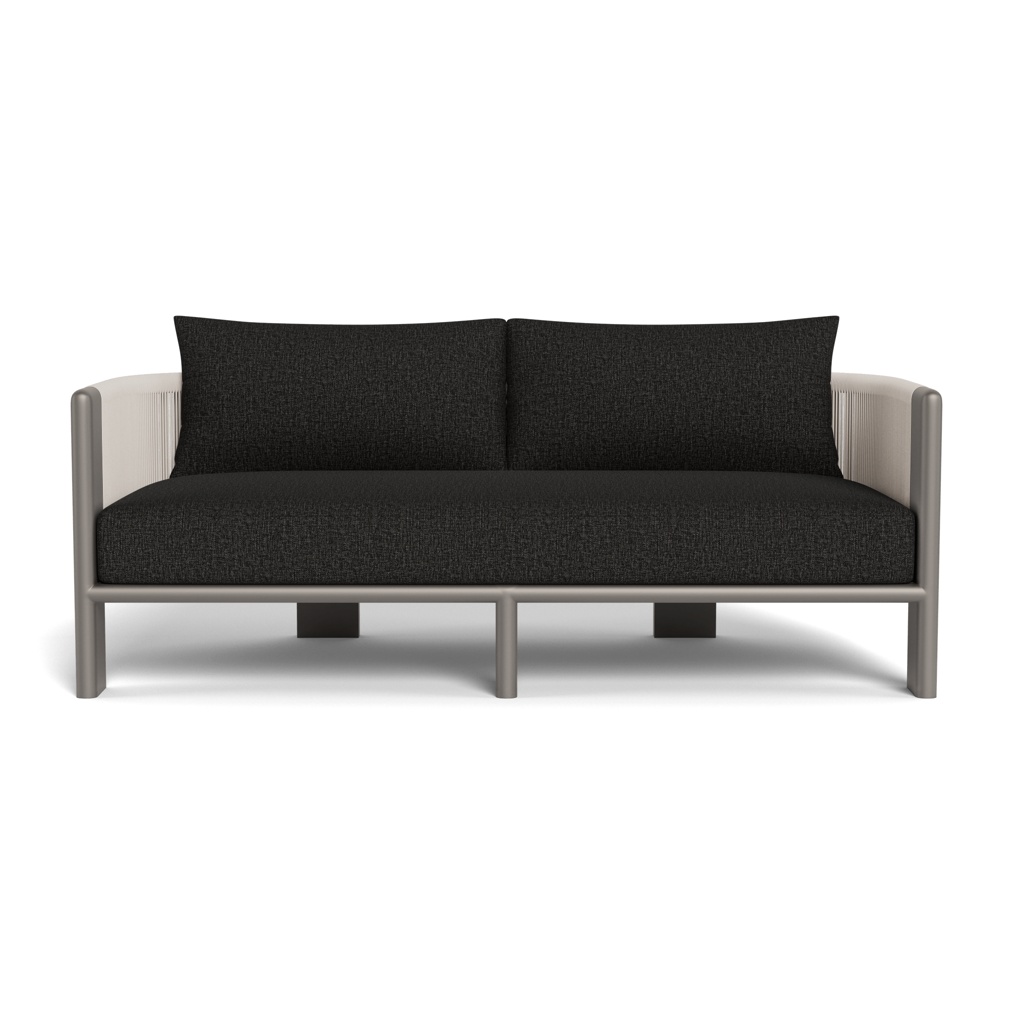 Palm Beach Aluminum 2-Seat Outdoor Sofa Set - Patio Furniture for Garden, Poolside & Backyard Relaxation