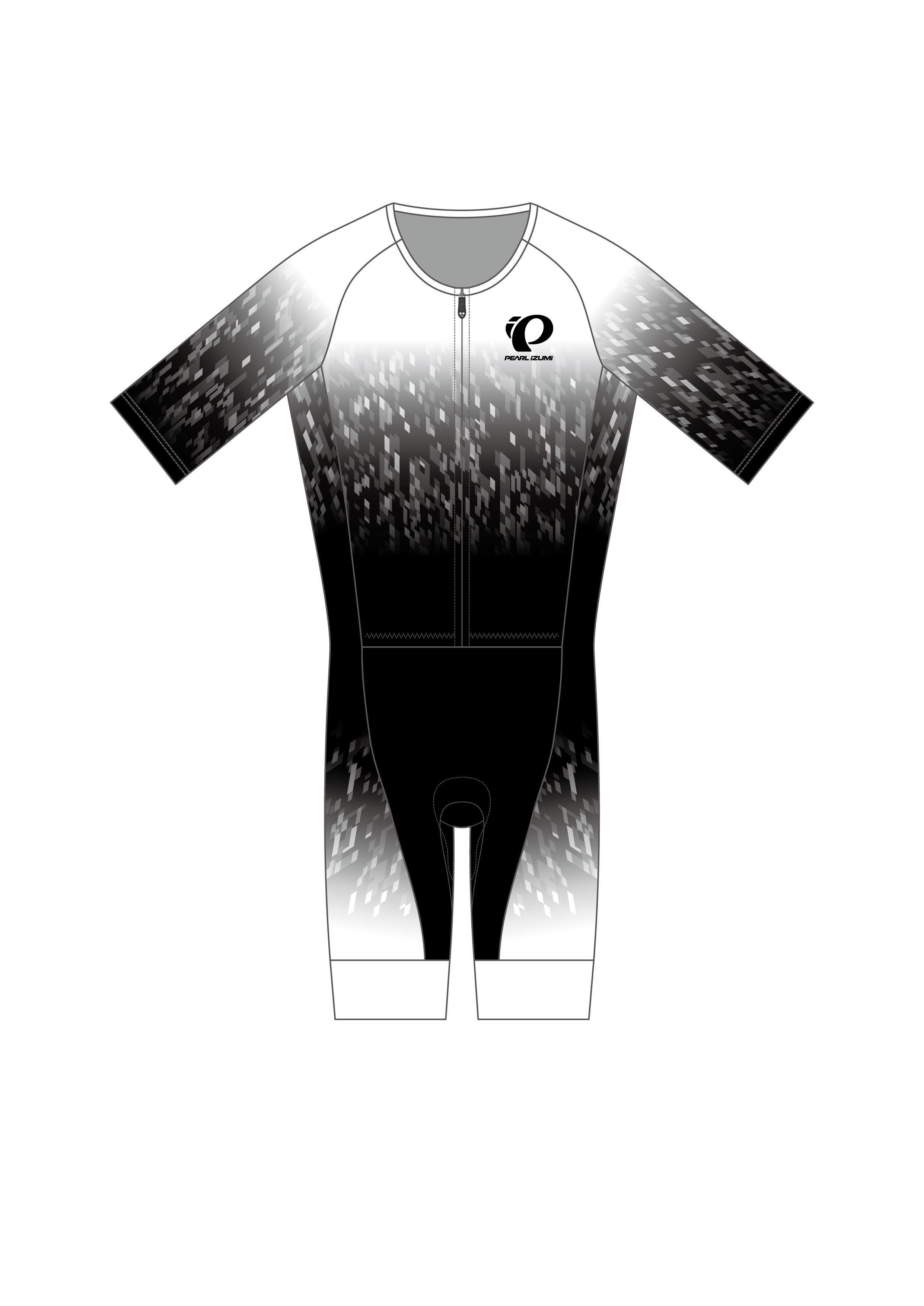 Pearl Izumi Men's Air Speed Triathlon Suit Half Sleeve - Lightweight & Breathable for Triathlons, Cycling & Running - SAT01 3
